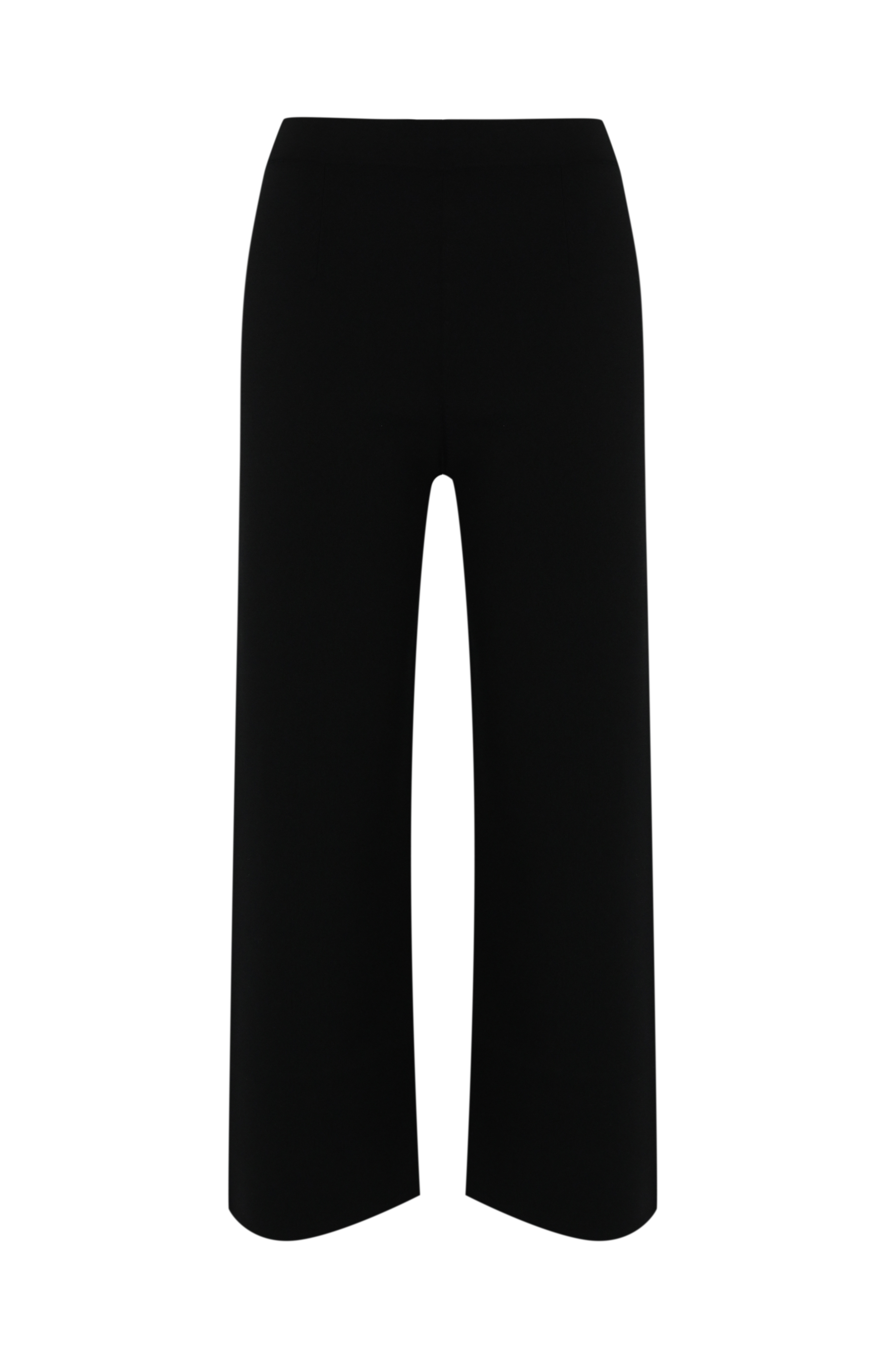 Cropped Trousers In Viscose Crepe