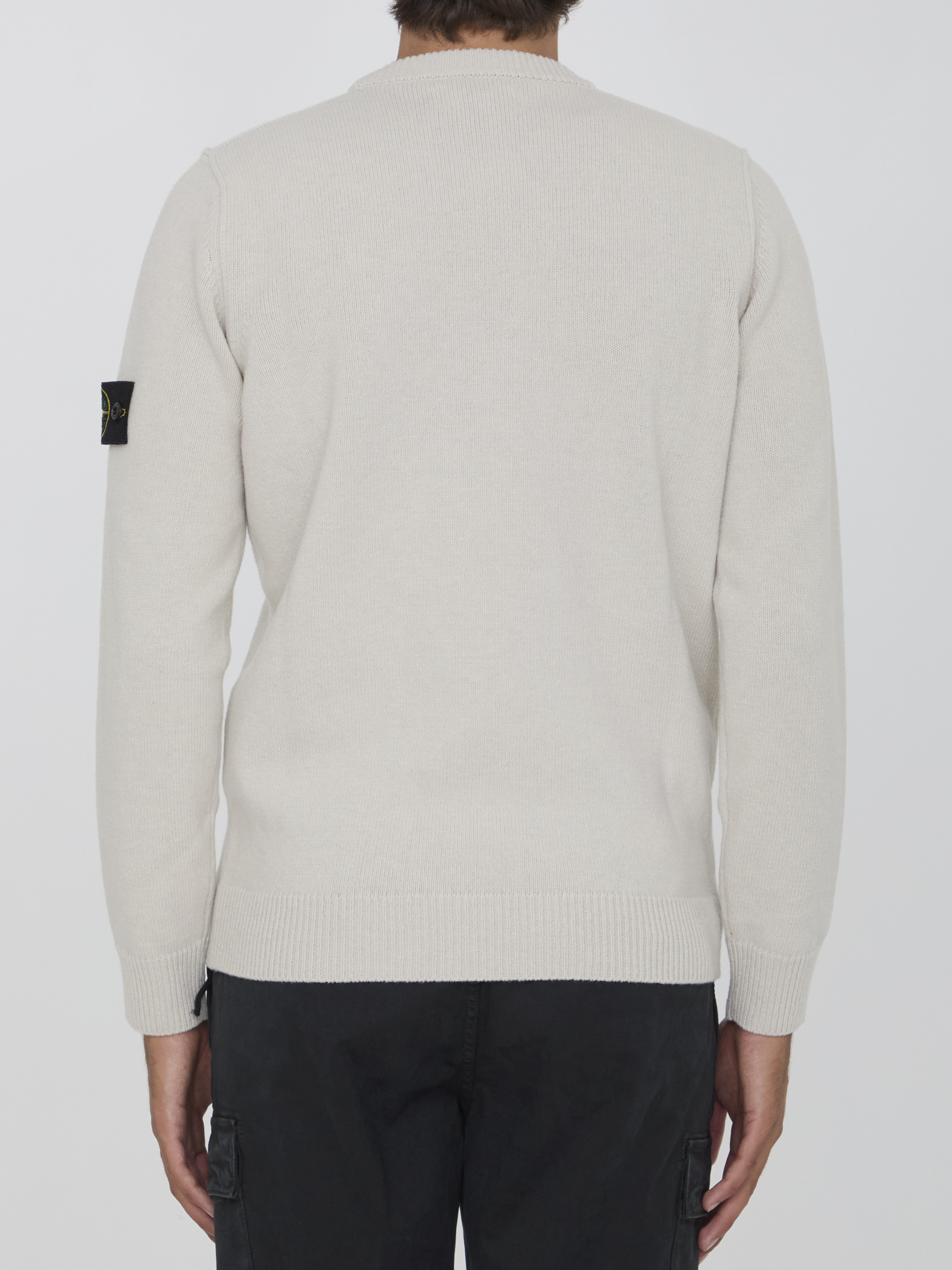 Shop Stone Island Sweater In Wool