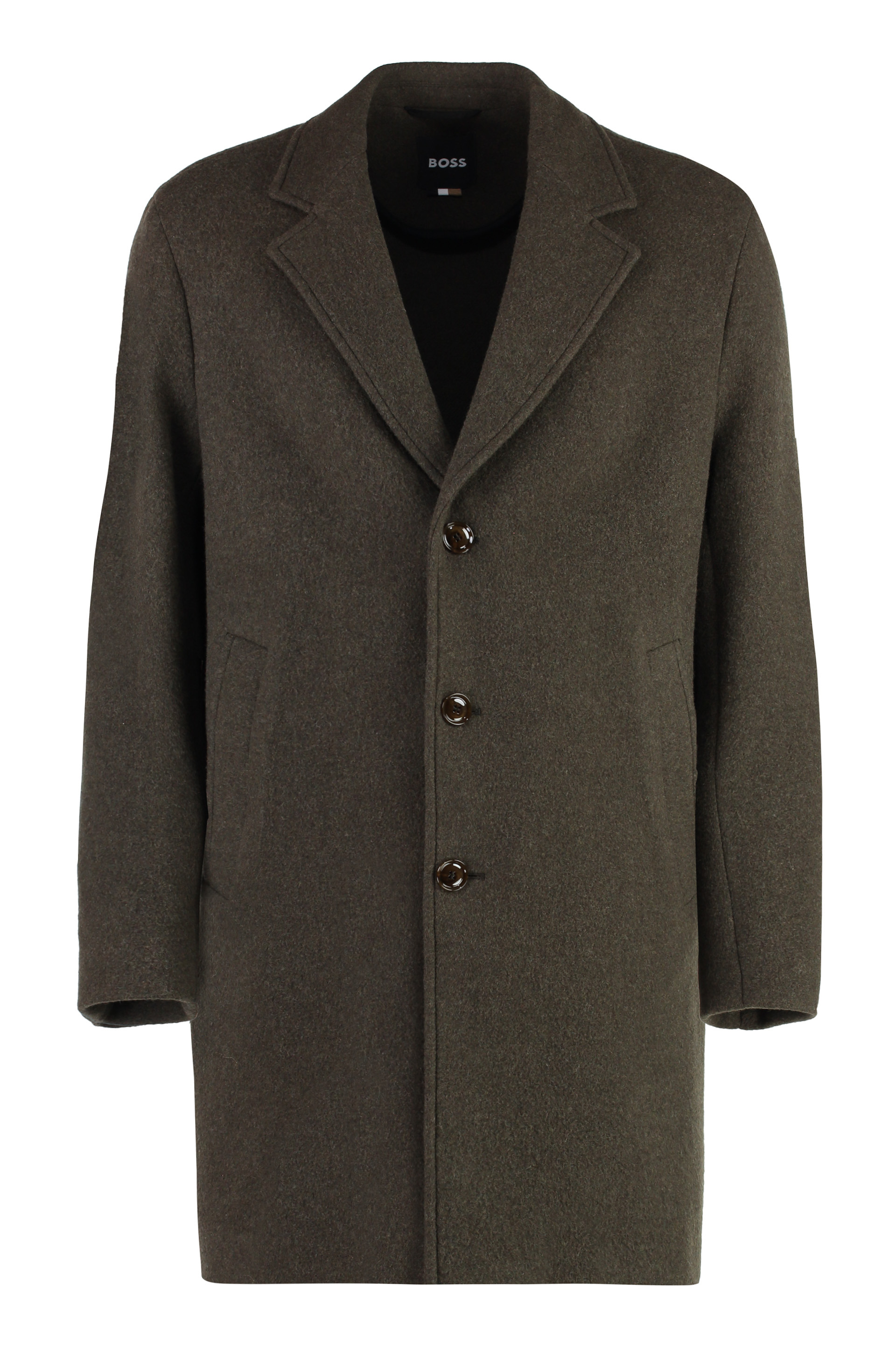 Single-breasted Wool Coat