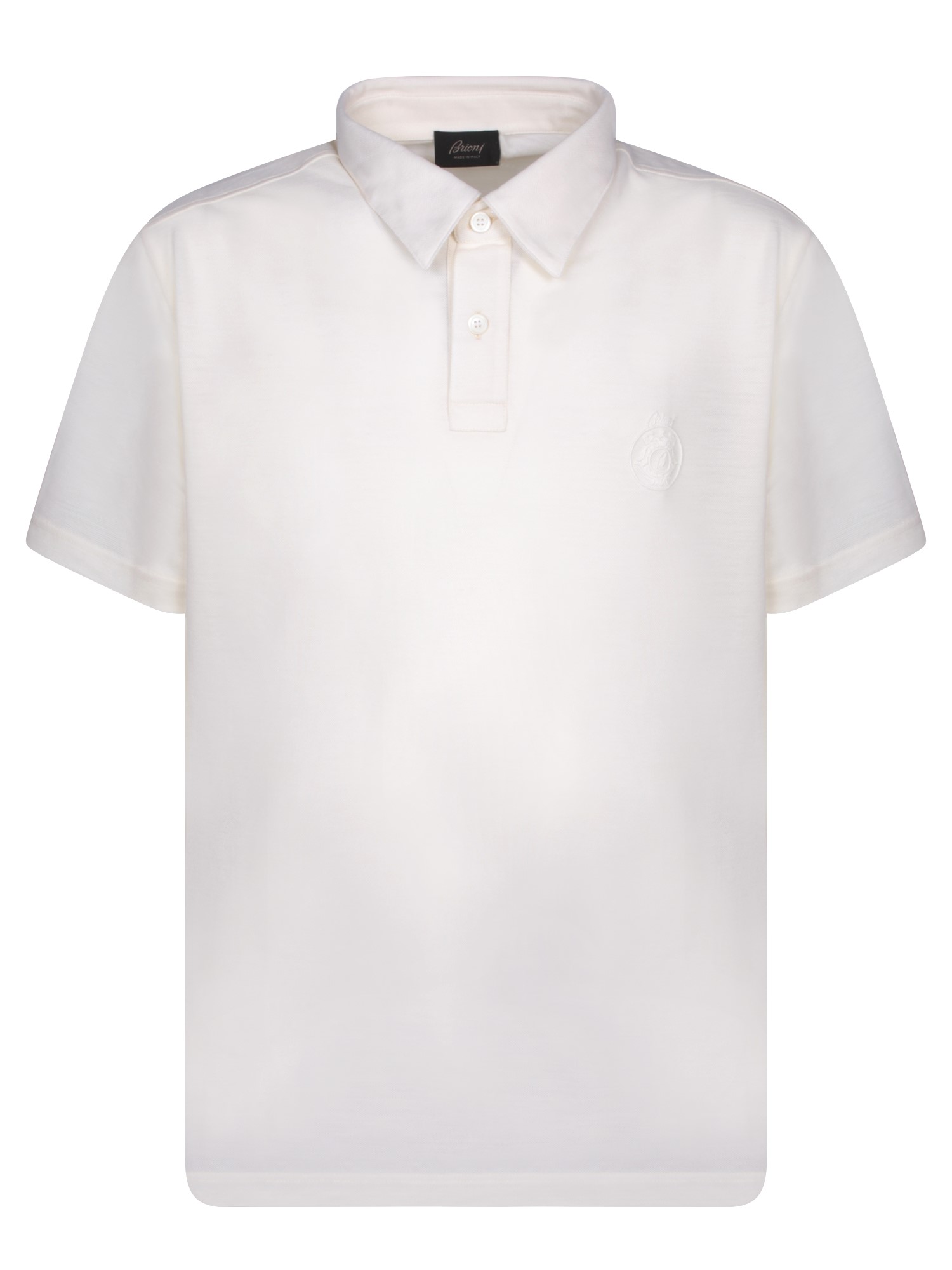 Golf Logo White Polo Shirt