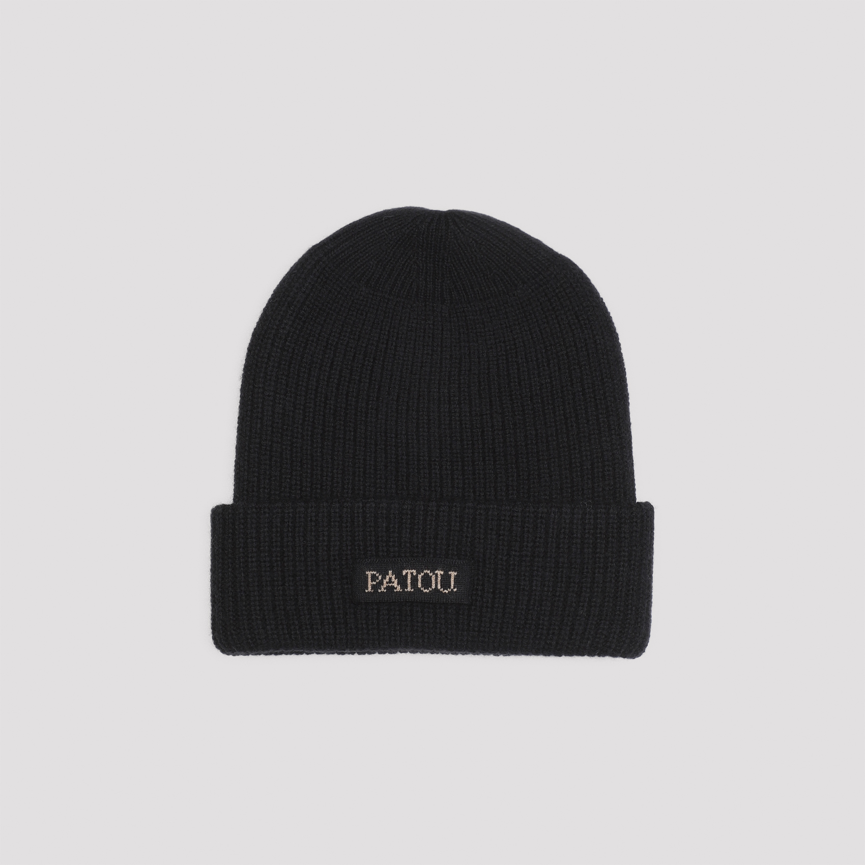 Knitted Ribbed Beanie Hat