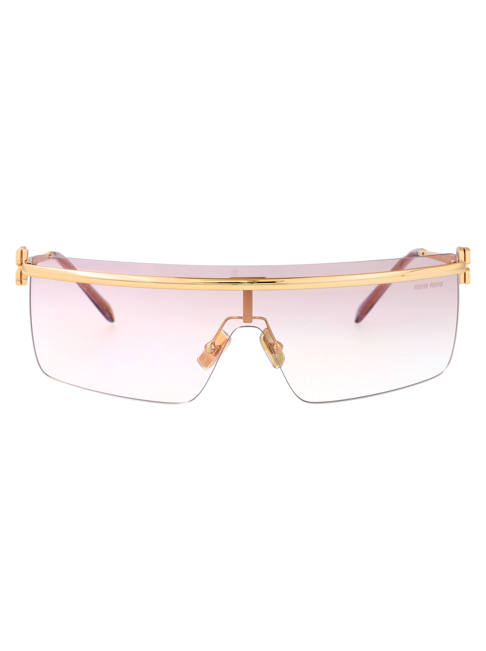 Shop Miu Miu 0mu 50zs Sunglasses In 5ak80d Gold