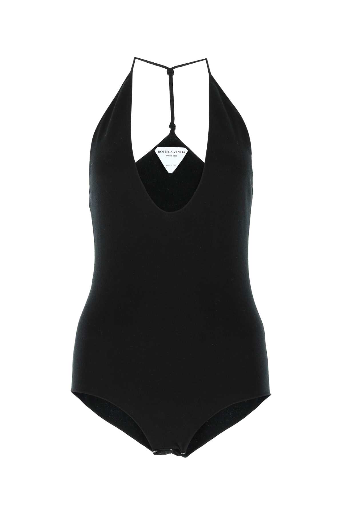 Black Cashmere Blend Bodysuit