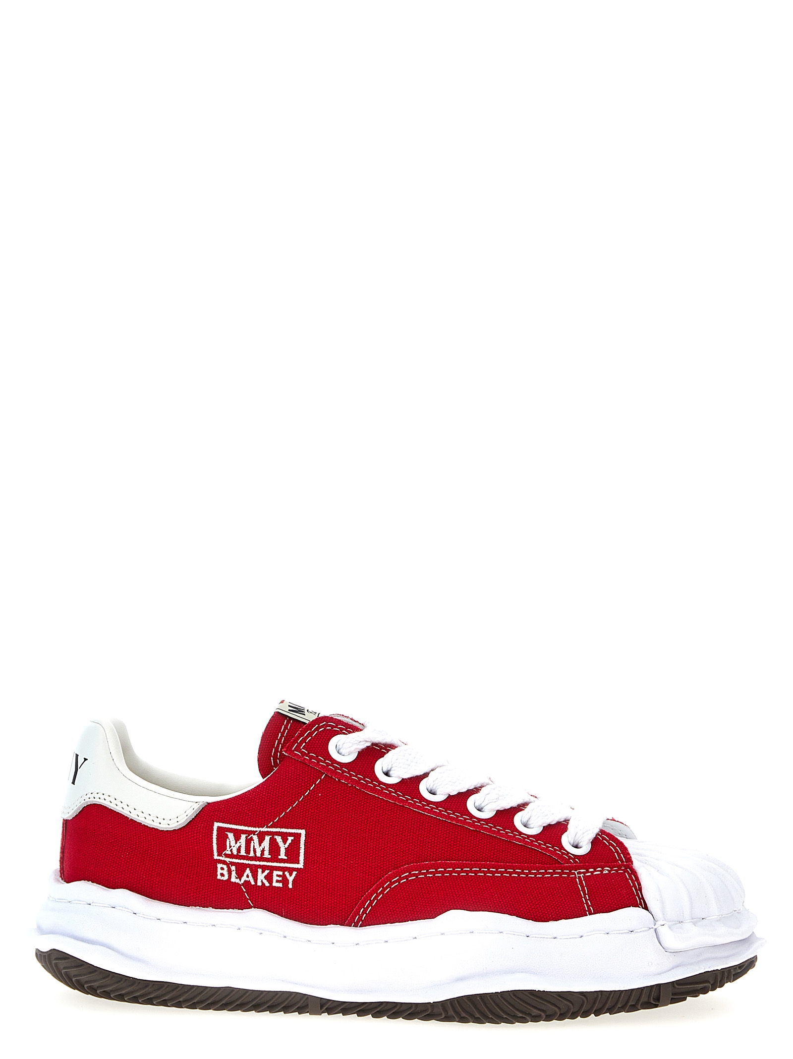 Shop Miharayasuhiro Blakey Sneakers In Red