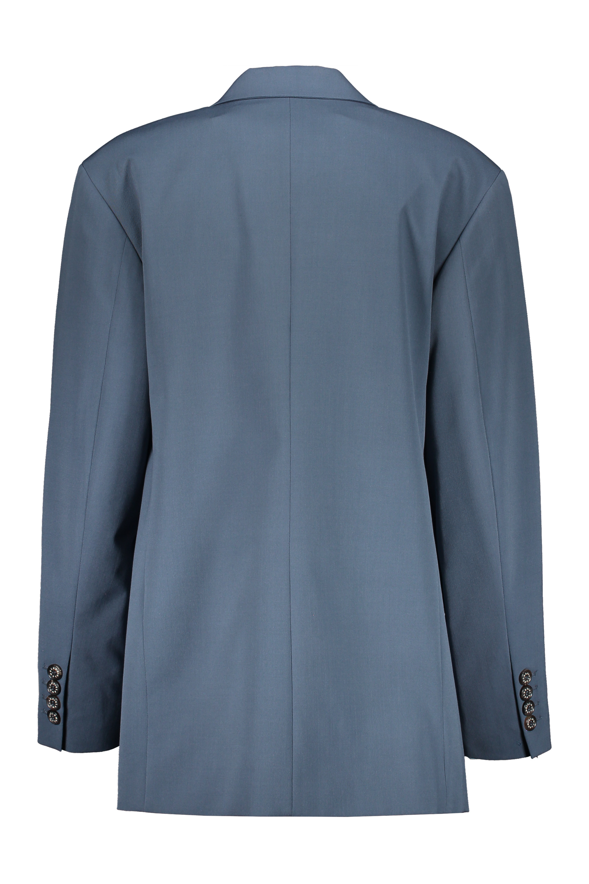 Low Classic Single-breasted Blazer In Grey
