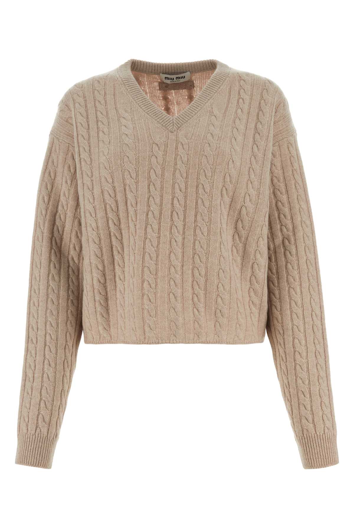 Sand Cashmere Sweater