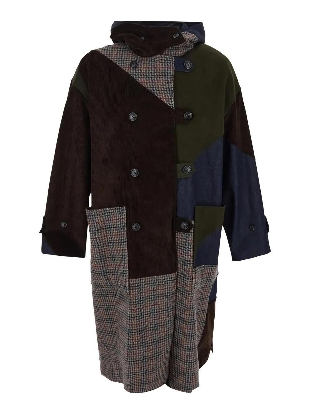 Patchwork Duffle Coat