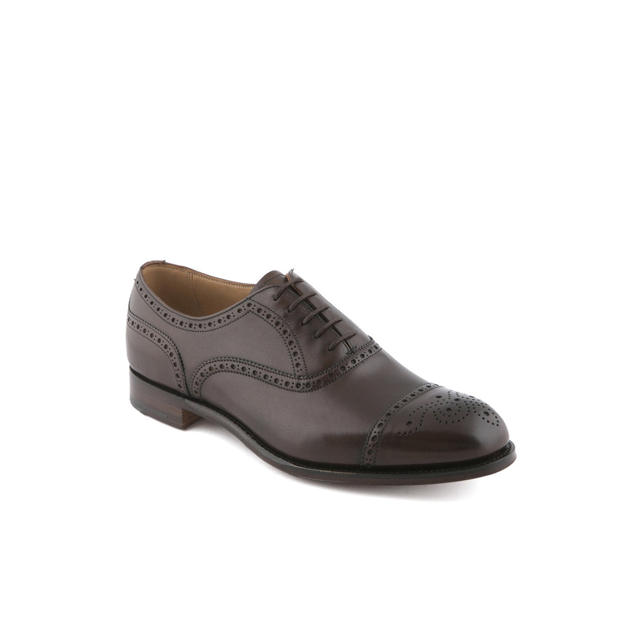 Mocha Burnished Oxford Shoe