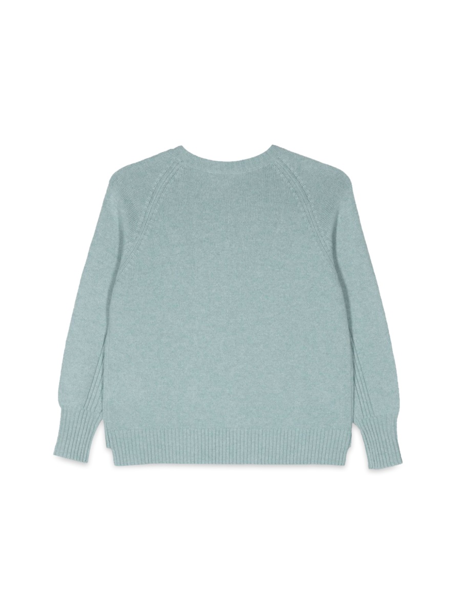 Bellerose Teal Sweater In Baby Blue