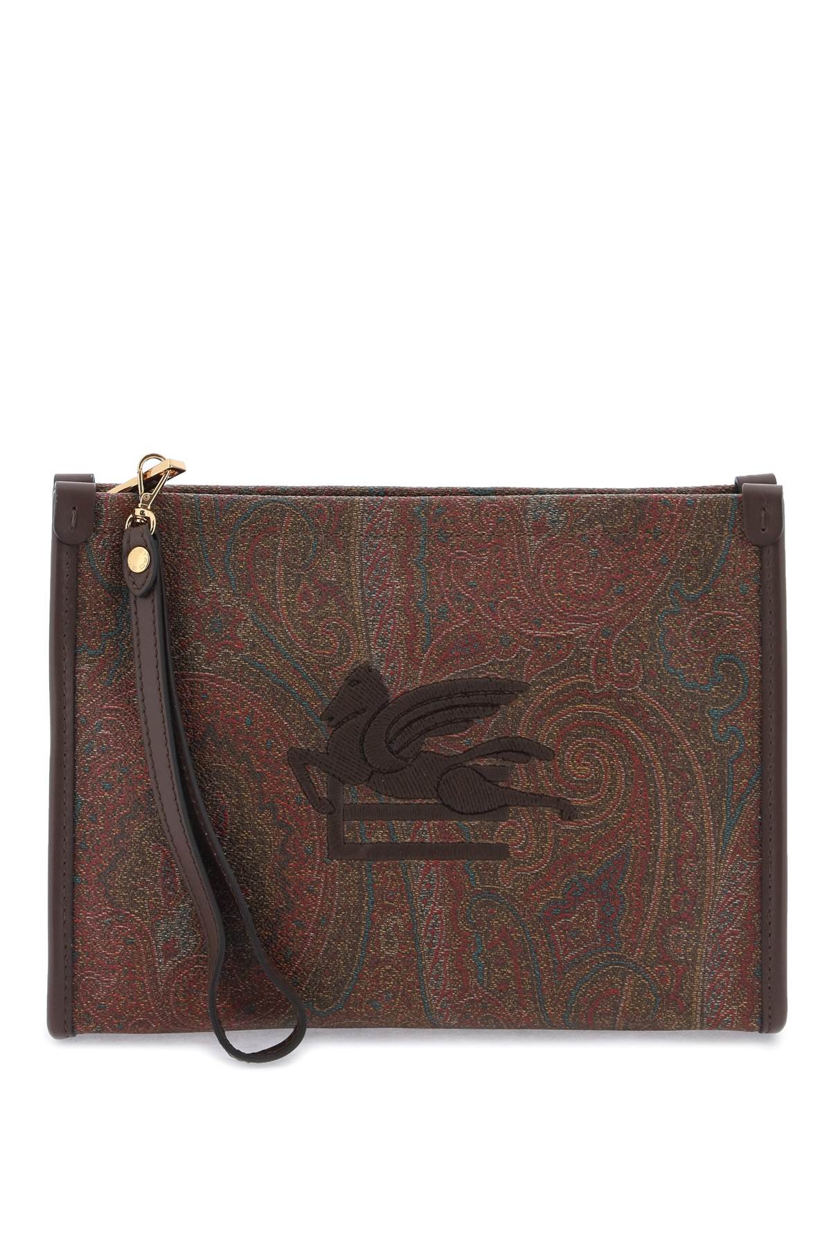 Jacquard Fabric Clutch