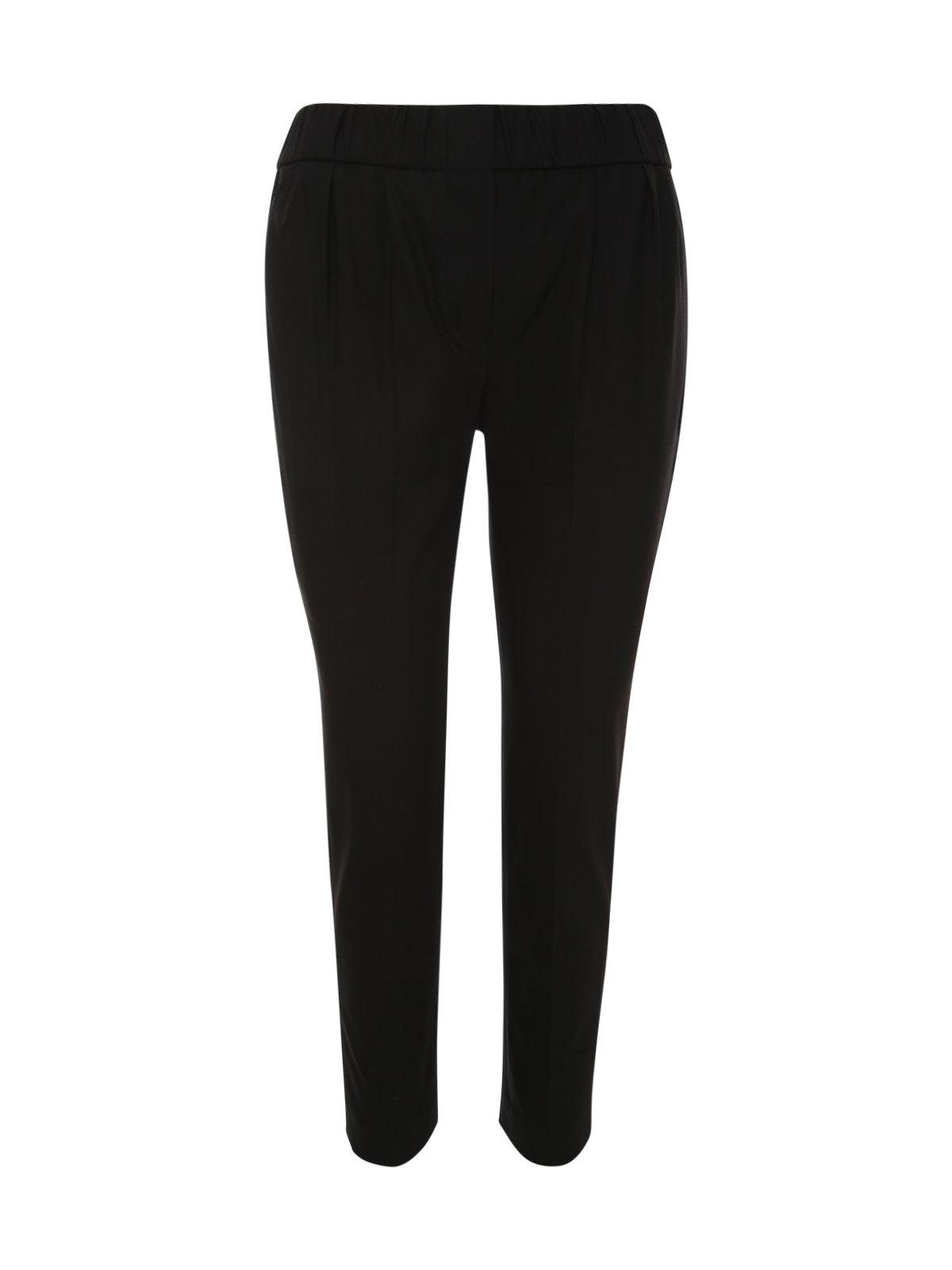 Cropped Pleated Trousers