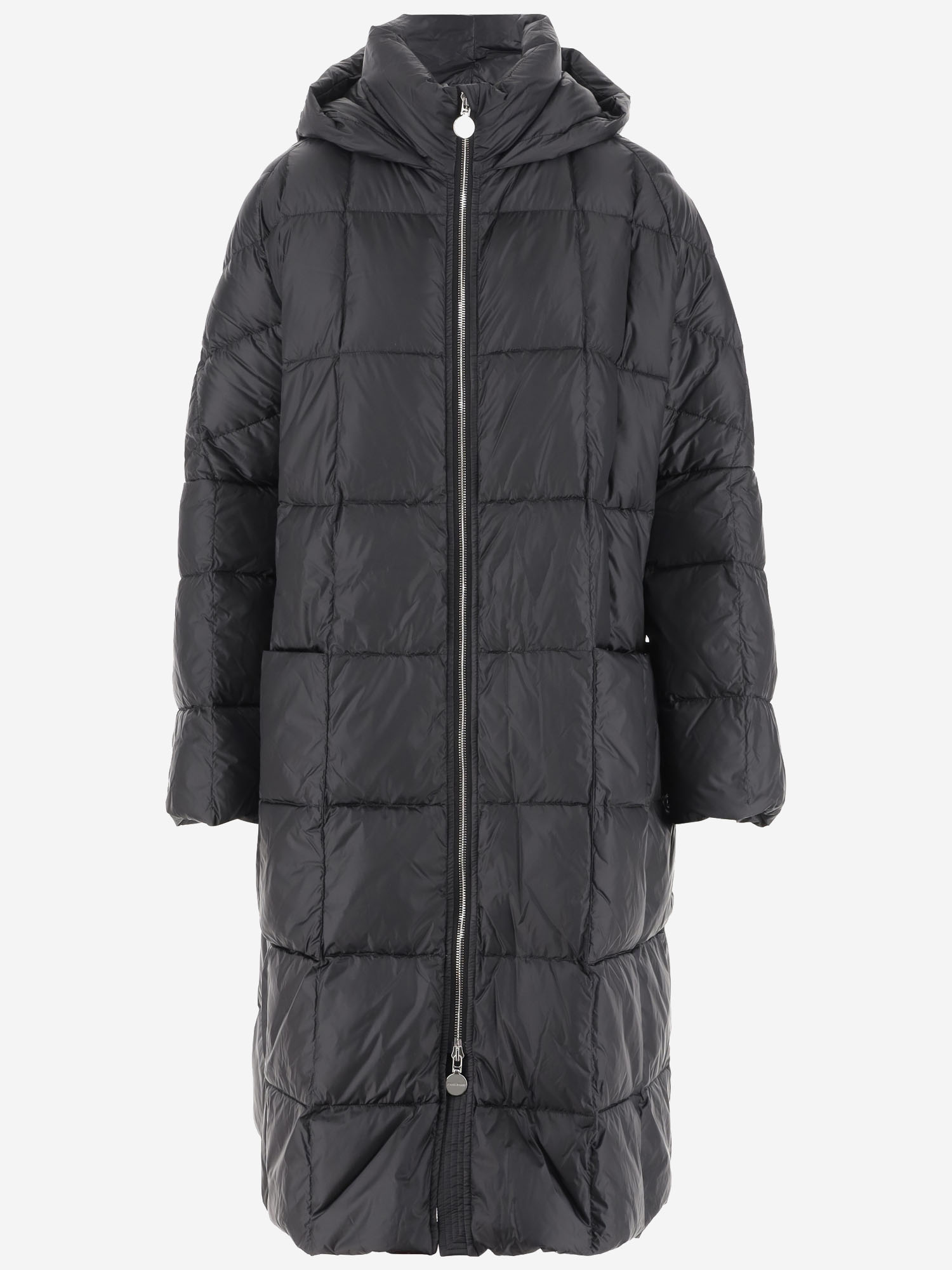 Ienki Ienki Pyramid Leon Long Down Jacket In Black