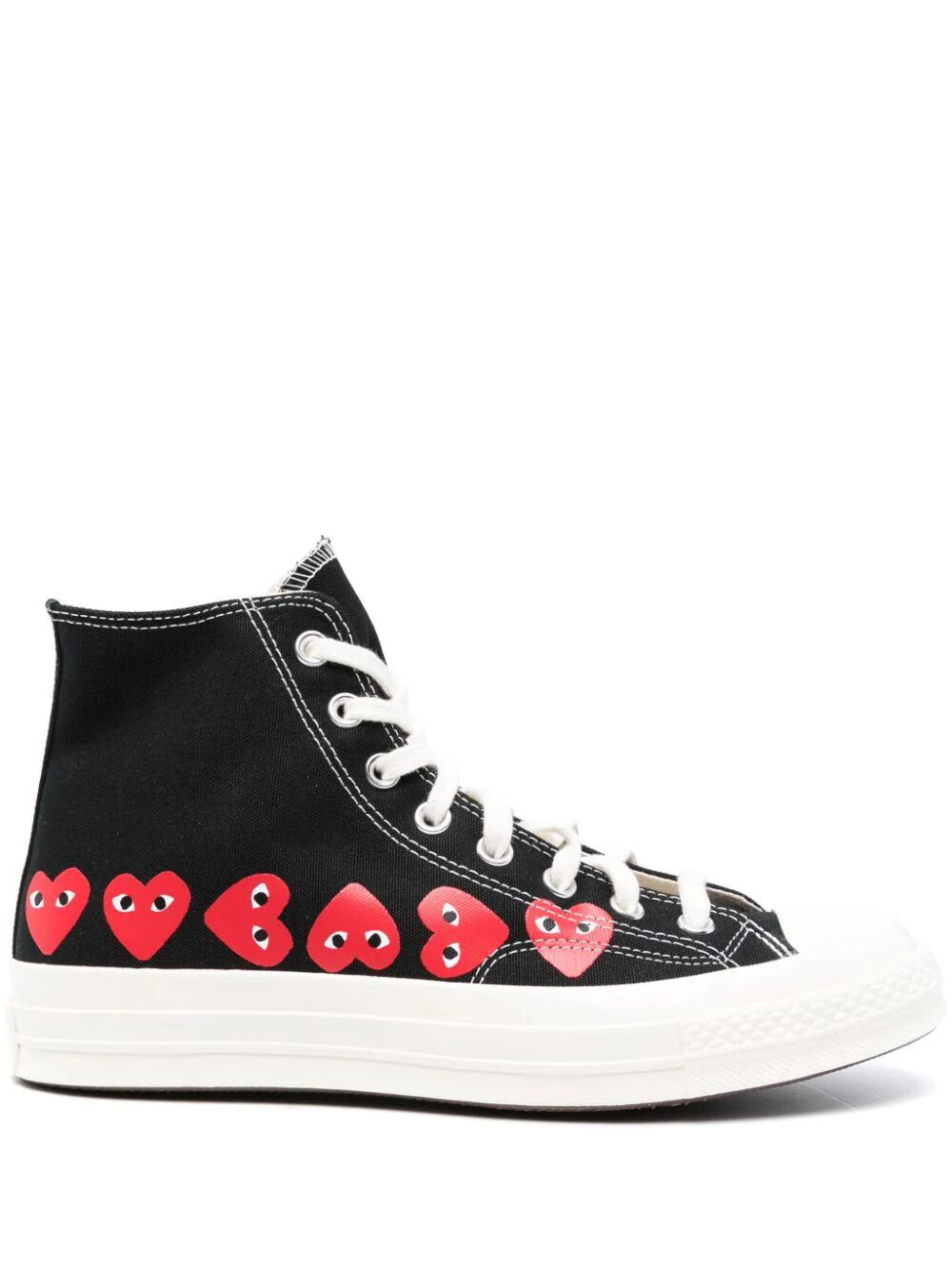 Comme des Garçons Play Converse Multi Heart High Top Sneakers