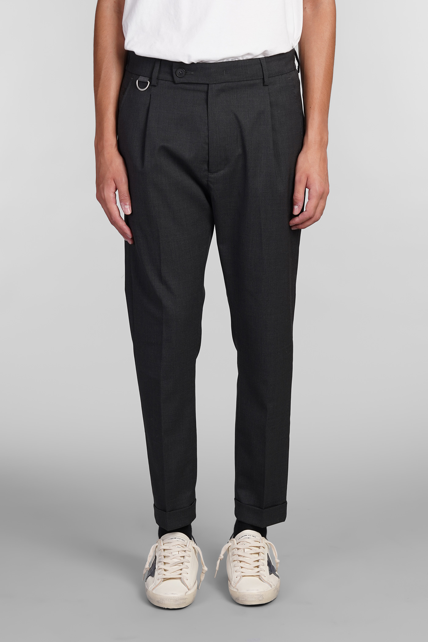 Riviera Pants In Grey Wool