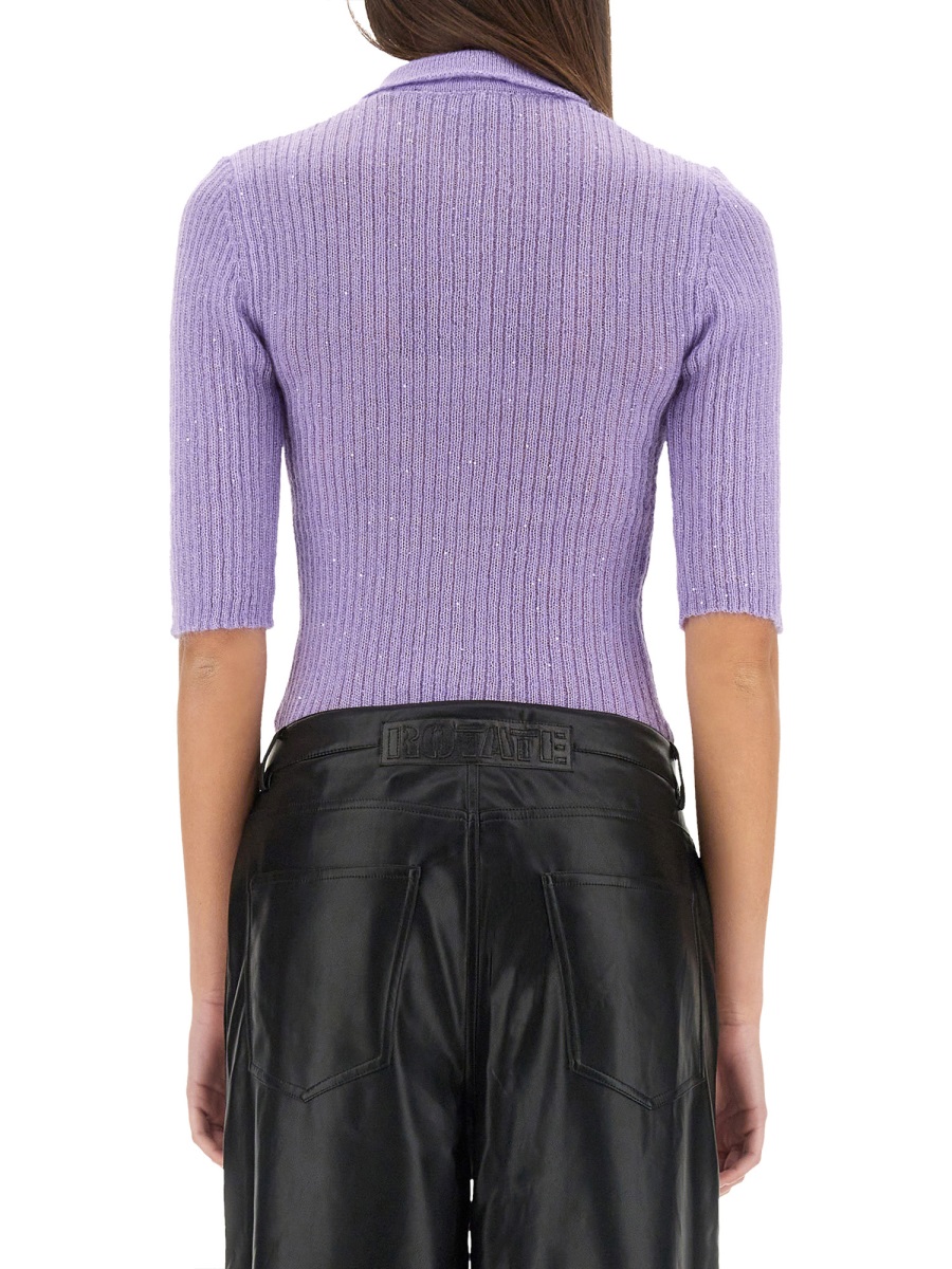 Rotate Birger Christensen Rotate Birgerchristensen Mohair Sweater In Lilac
