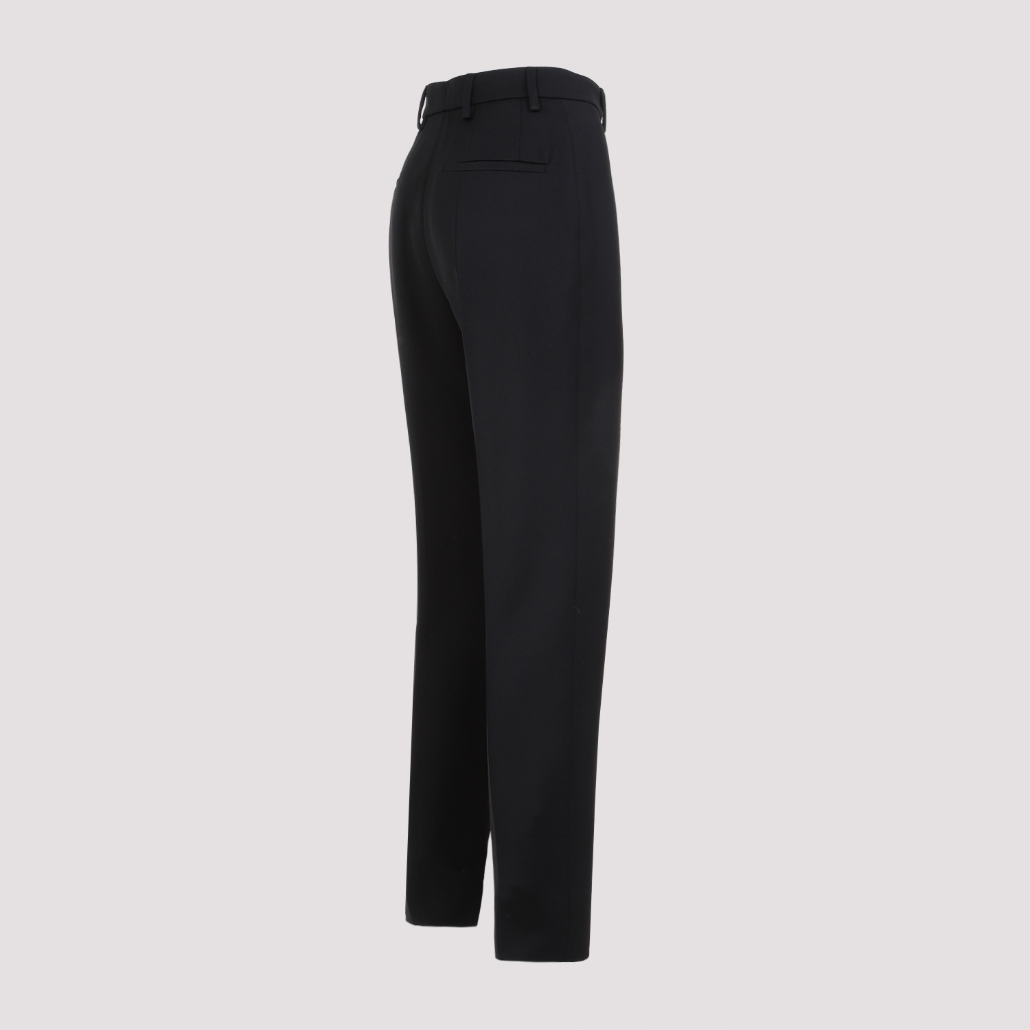 Prada Belt-loop Casual Pants In Nero