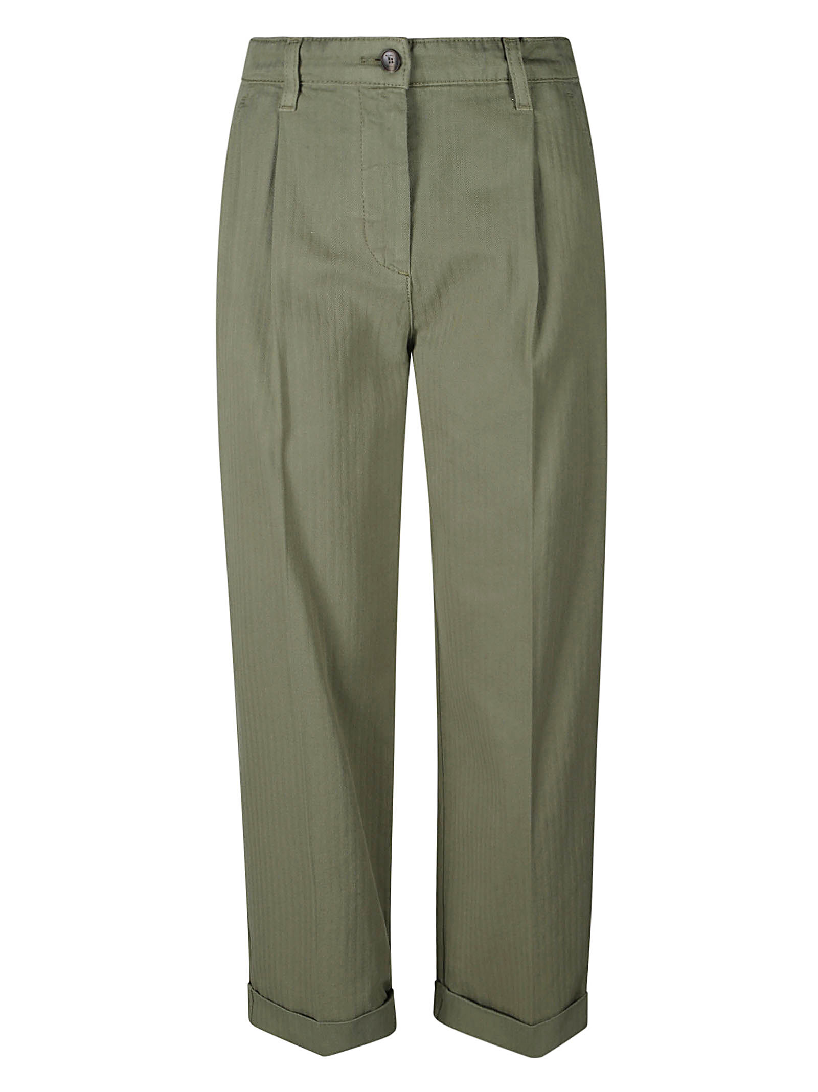 Cropped Chino Trousers