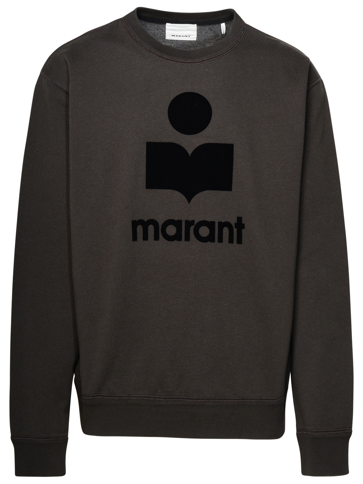 Black Cotton Blend Sweatshirt