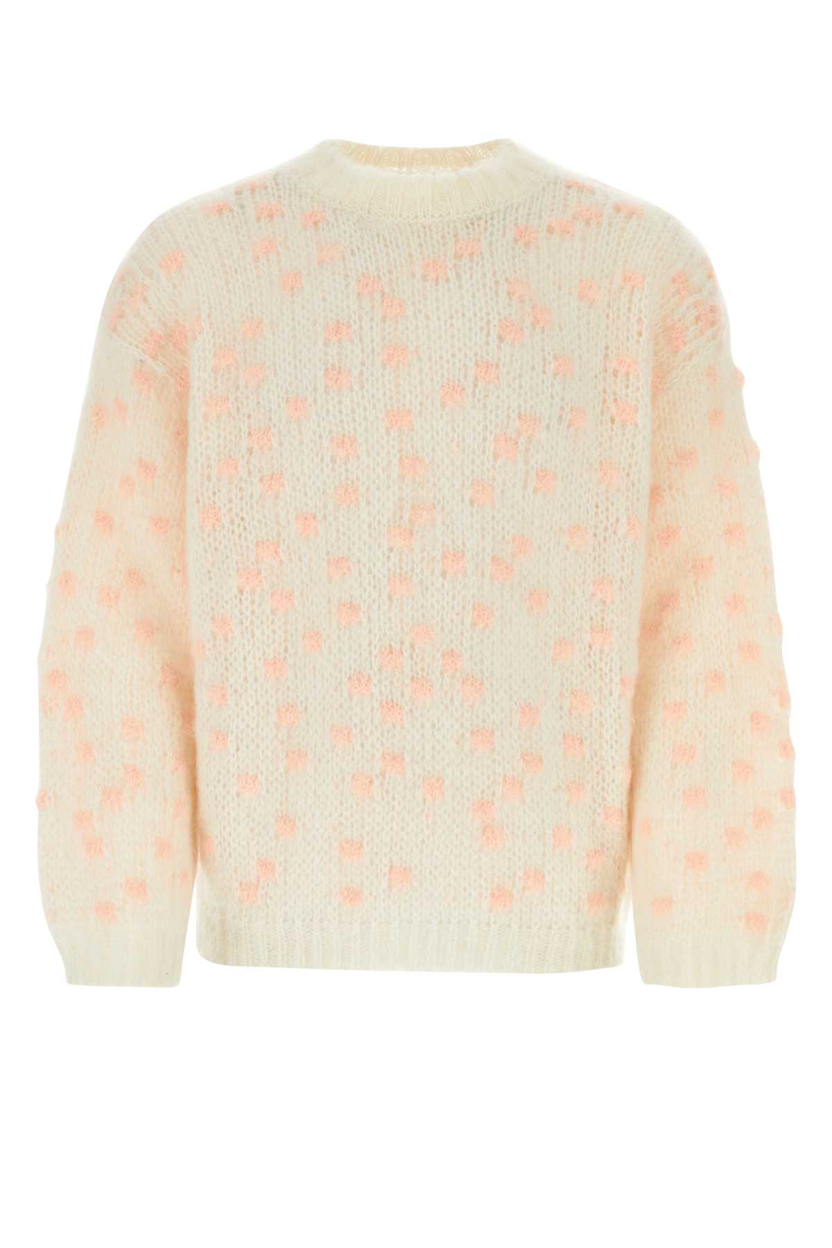 Embroidered Mohair Blend Sweater