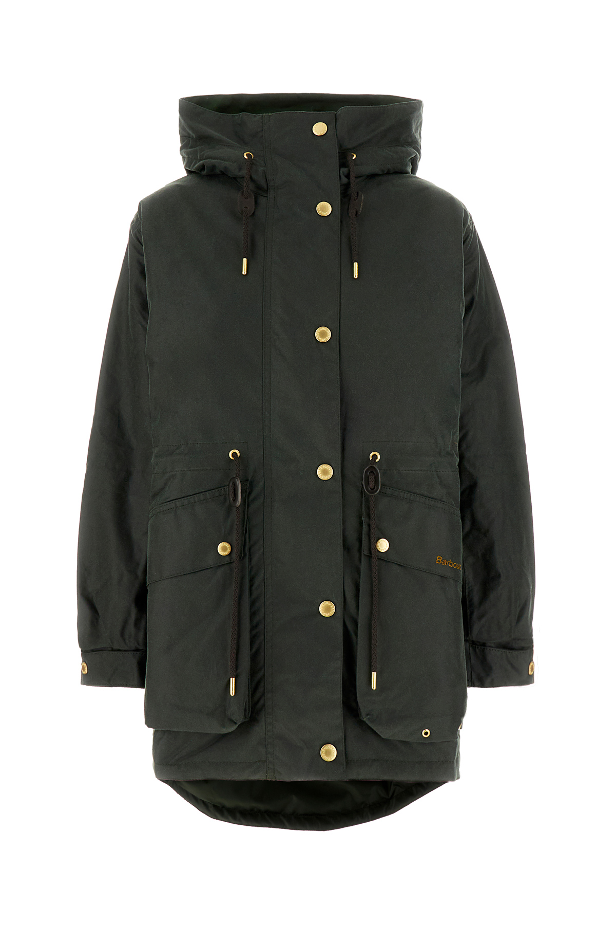 Dark Green Cotton Parka