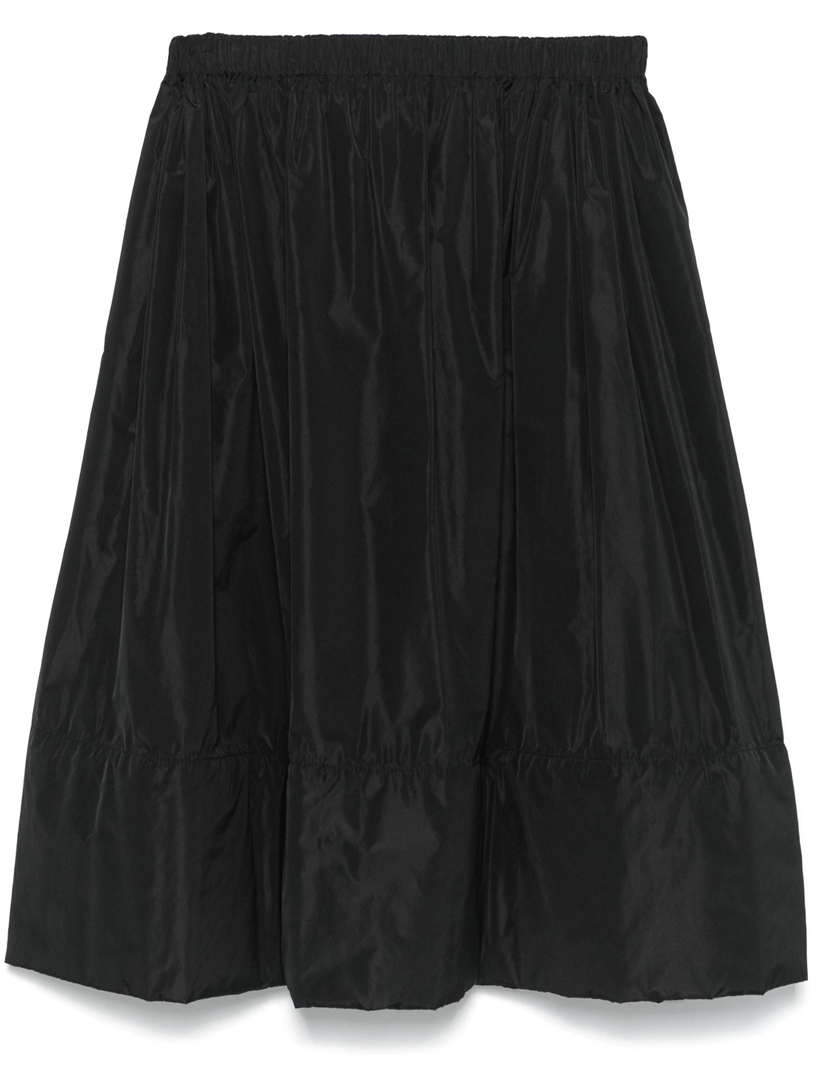 Fabiana Filippi Black A-line Midi Skirt