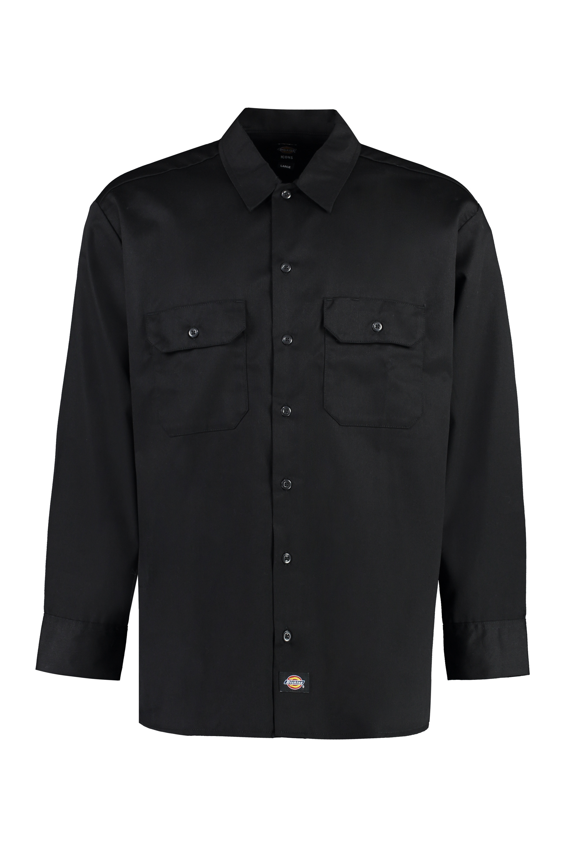 Long Sleeve Cotton Blend Shirt