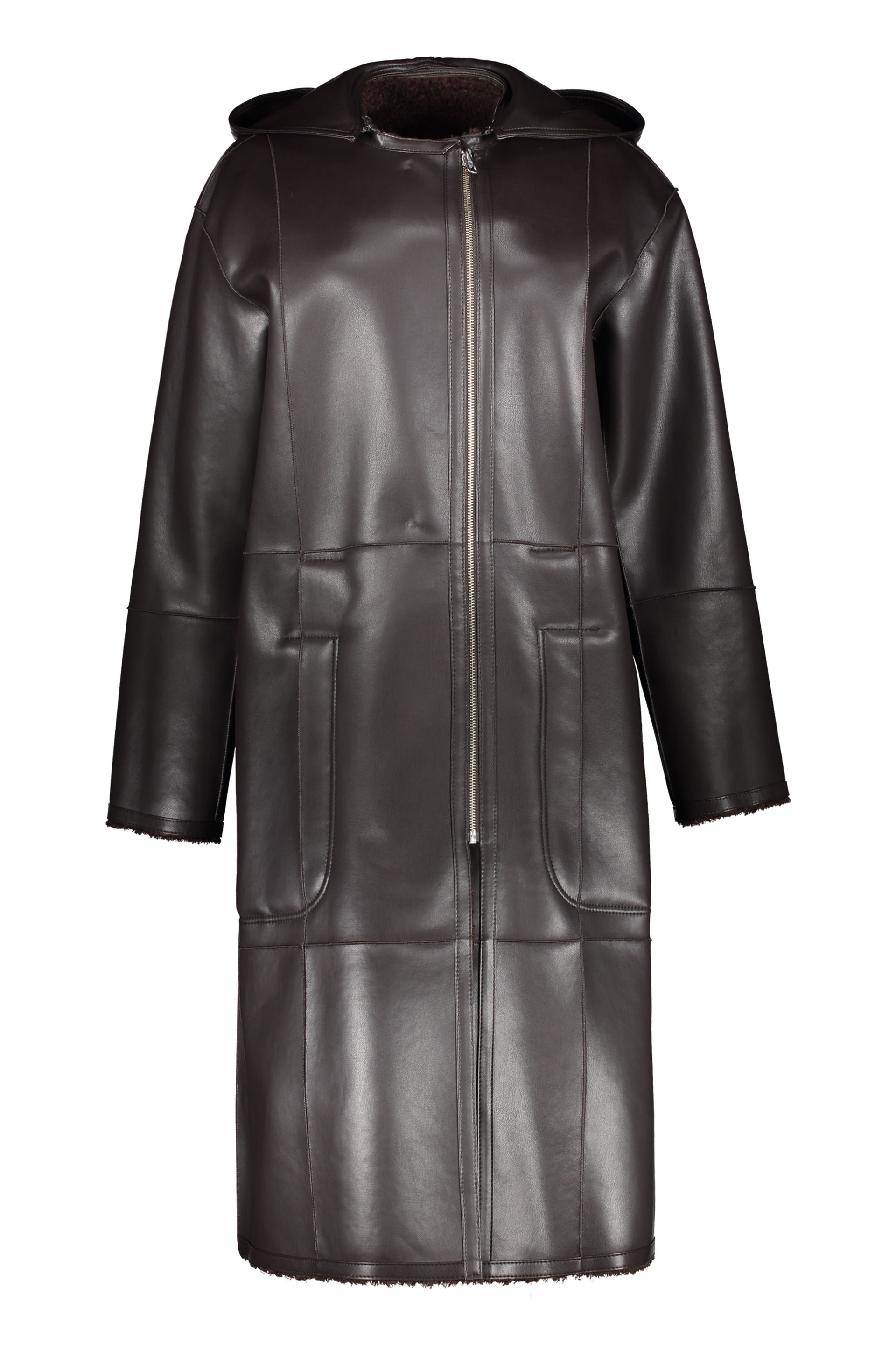 Low Classic Reversible Coat In Brown