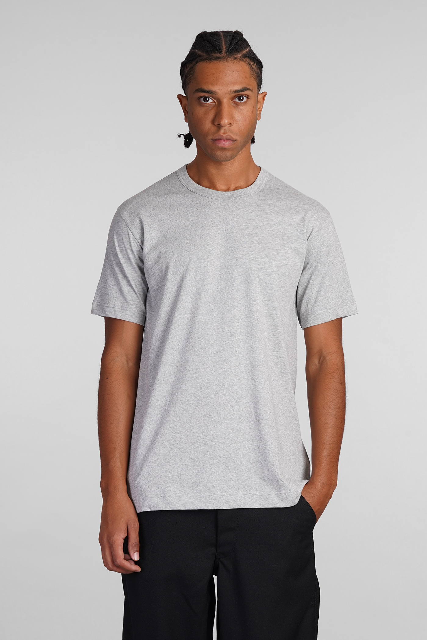 T-shirt In Grey Cotton