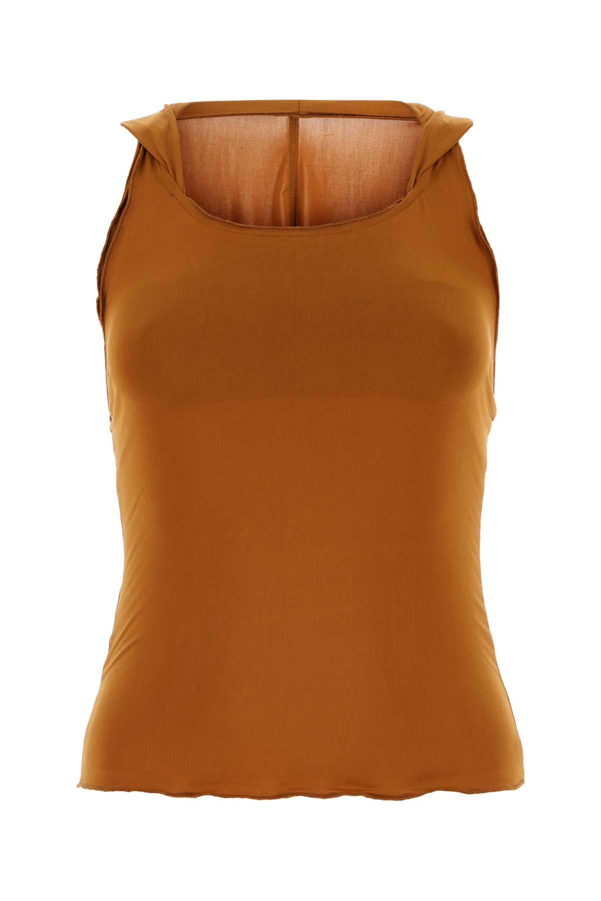 Bronze Stretch Polyester Salsa Top