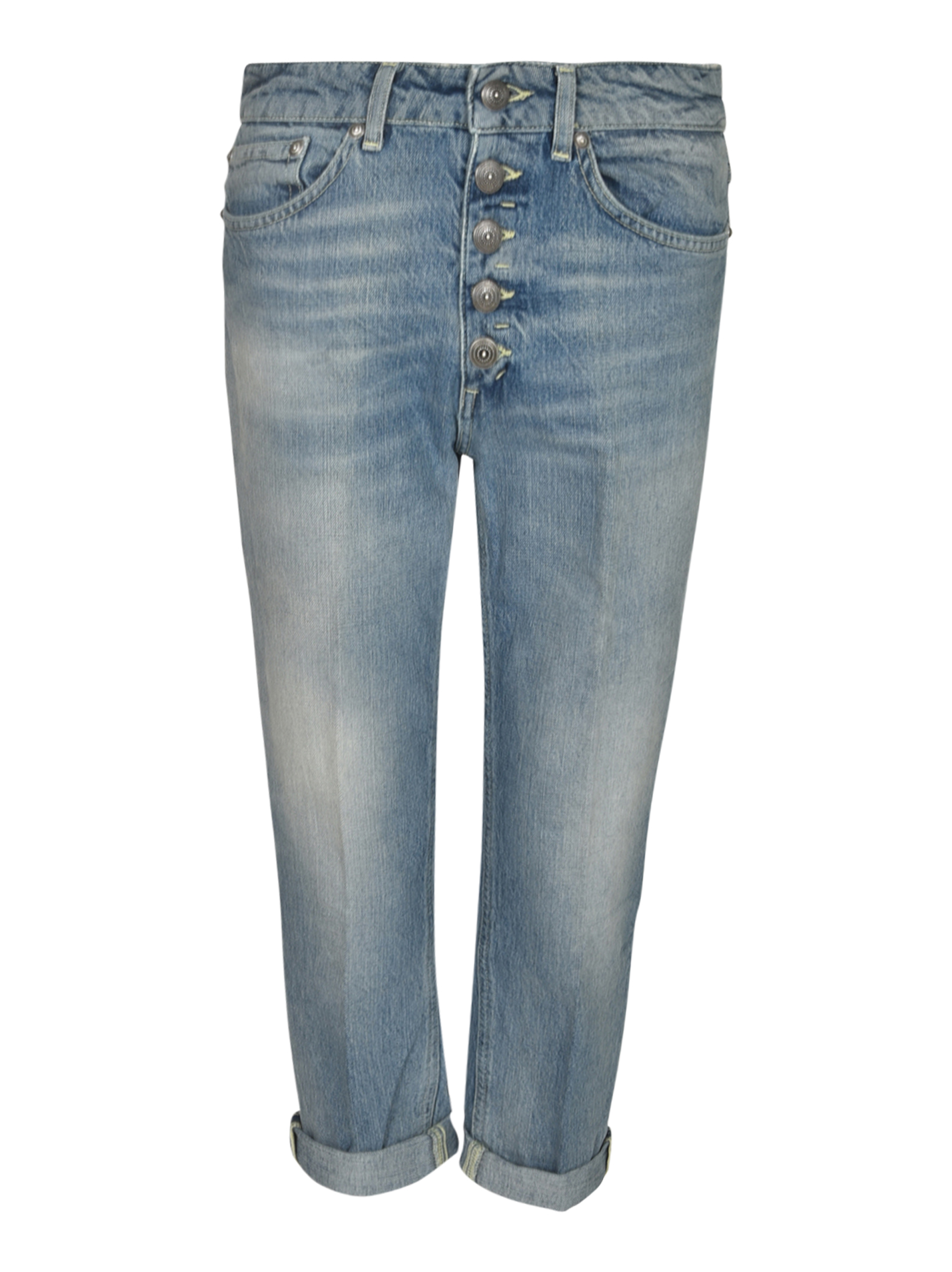 Button Classic Fitted Jeans