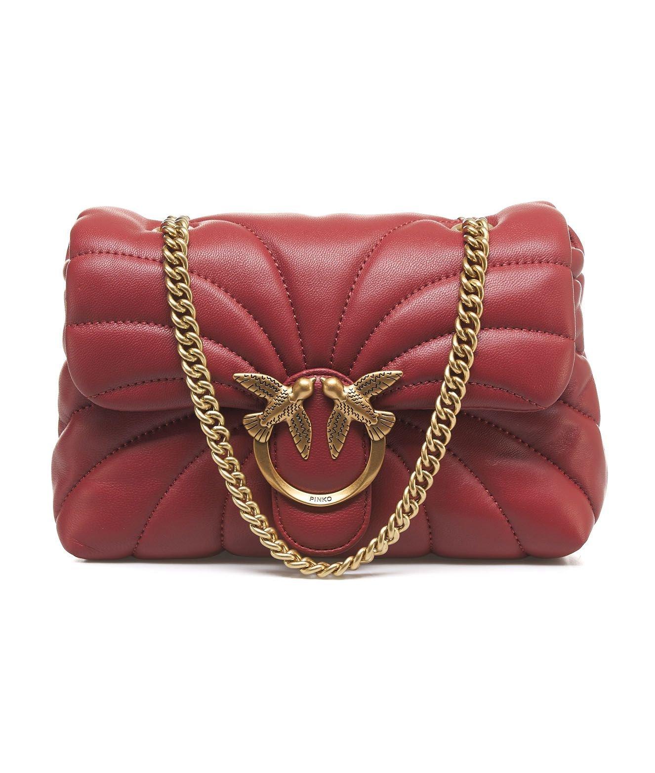 Love Puff Chain Linked Mini Crossbody Bag