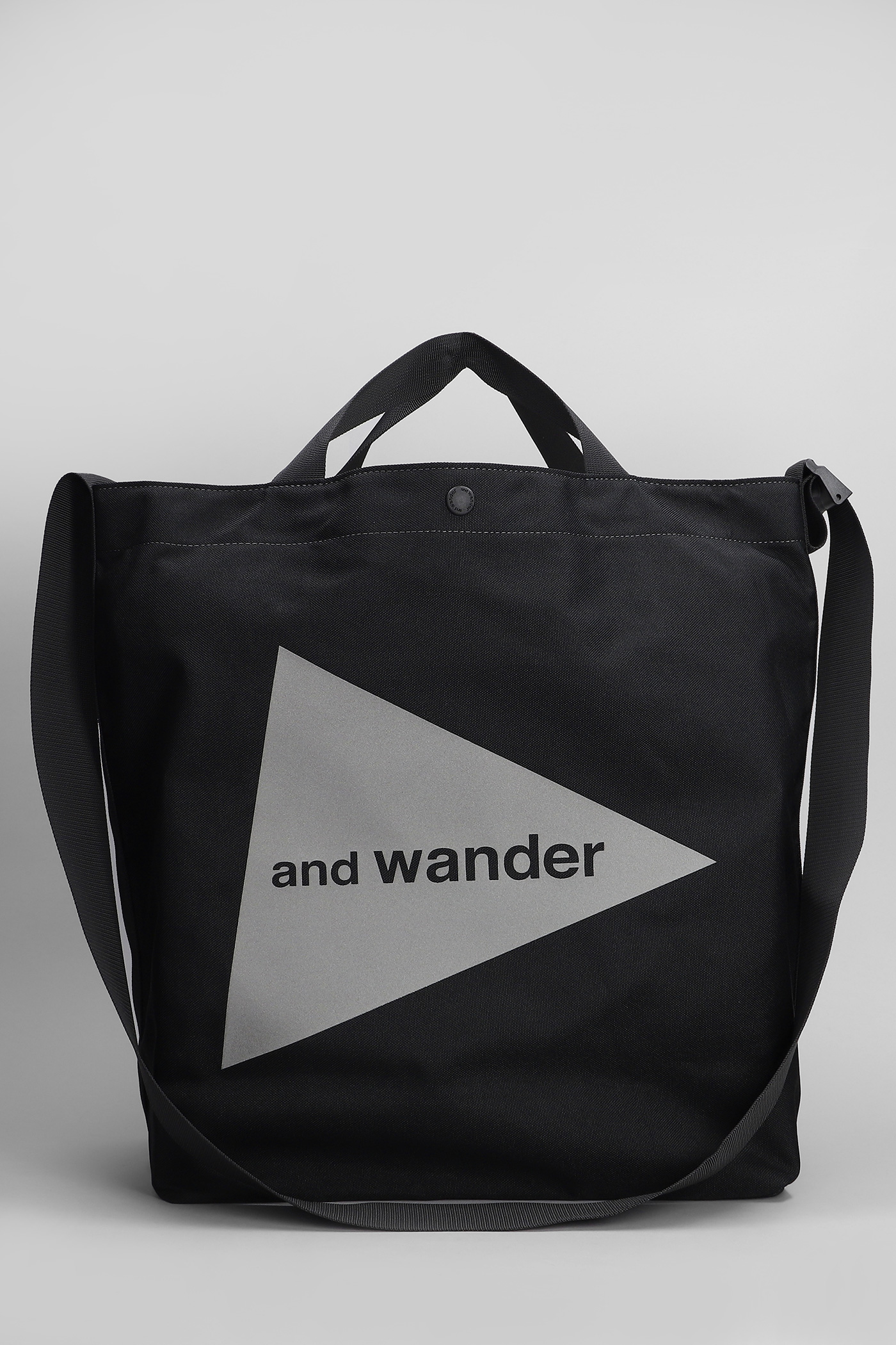 Tote In Black Polyester