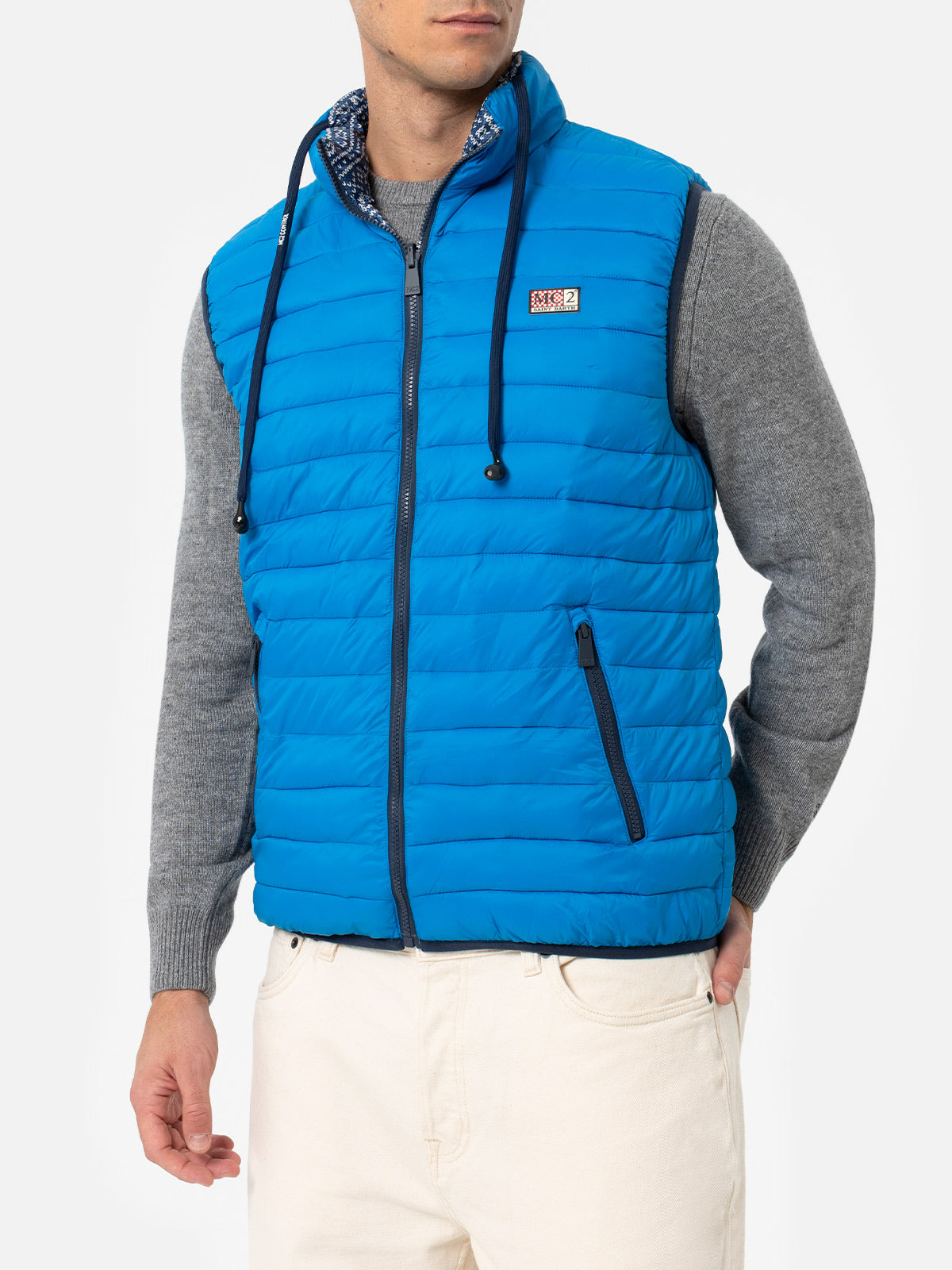 Man Bluette Padded Vest Aspen