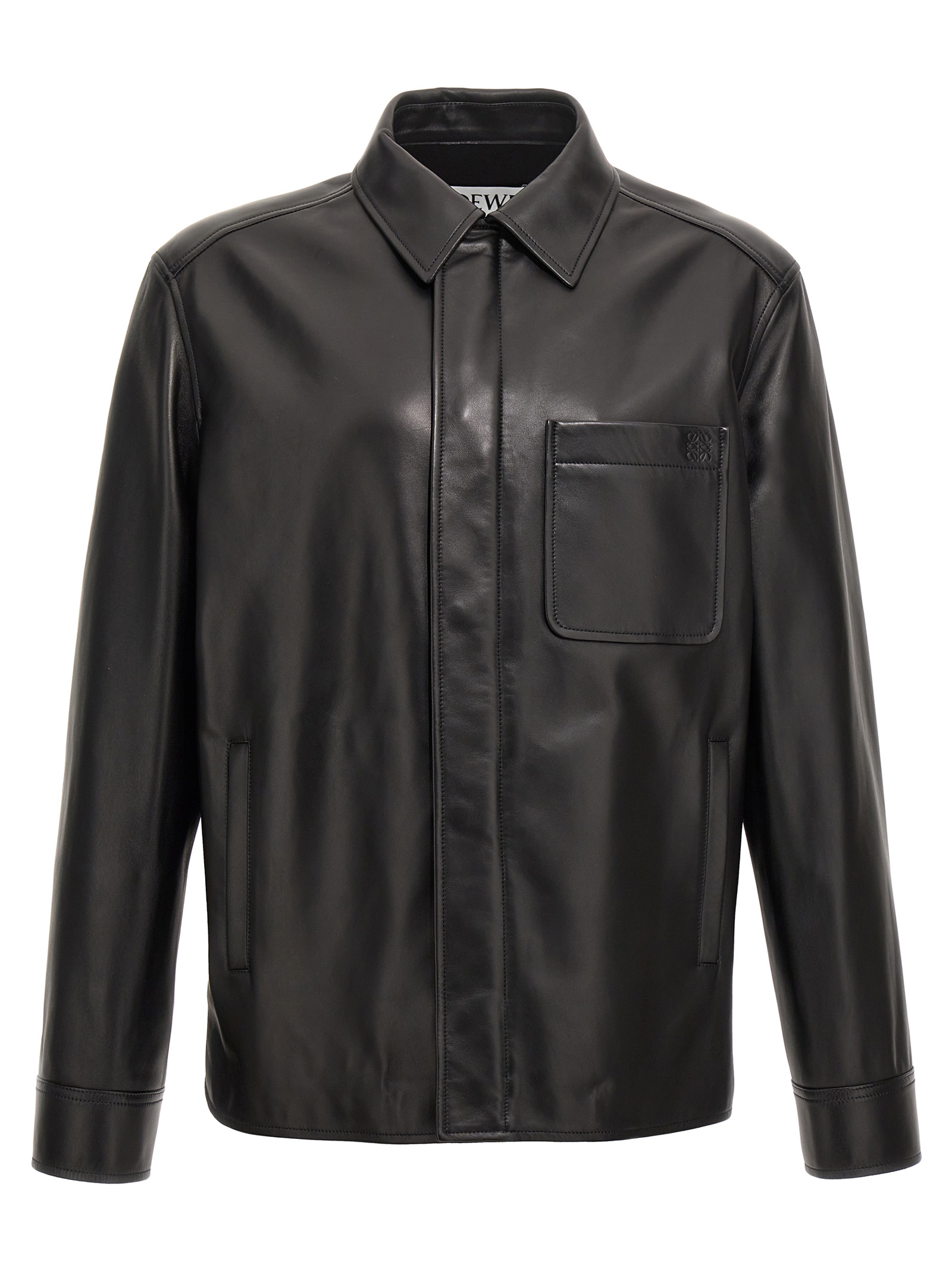 Leather Overshirt