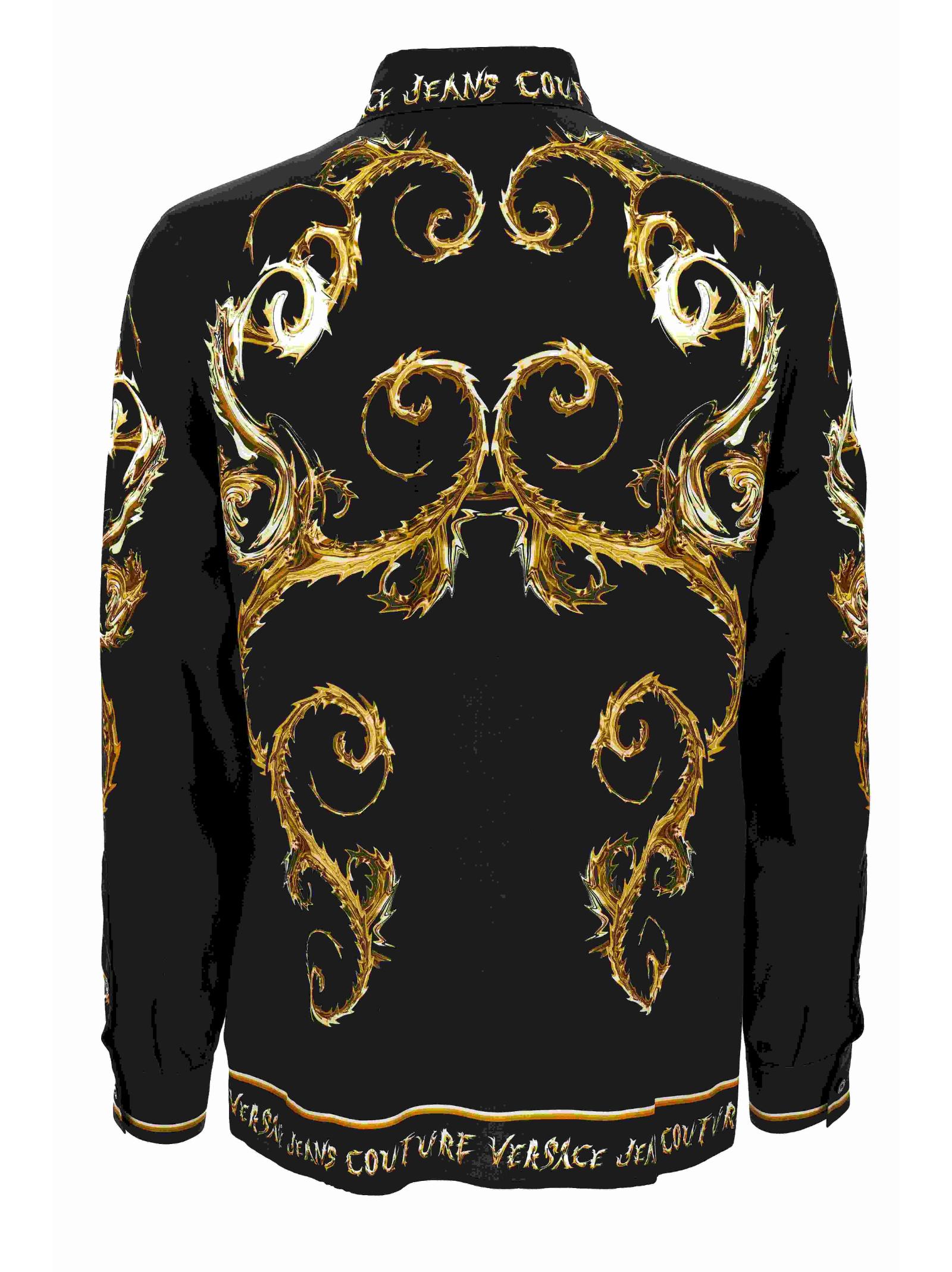 Shop Versace Jeans Couture Shirt In Black