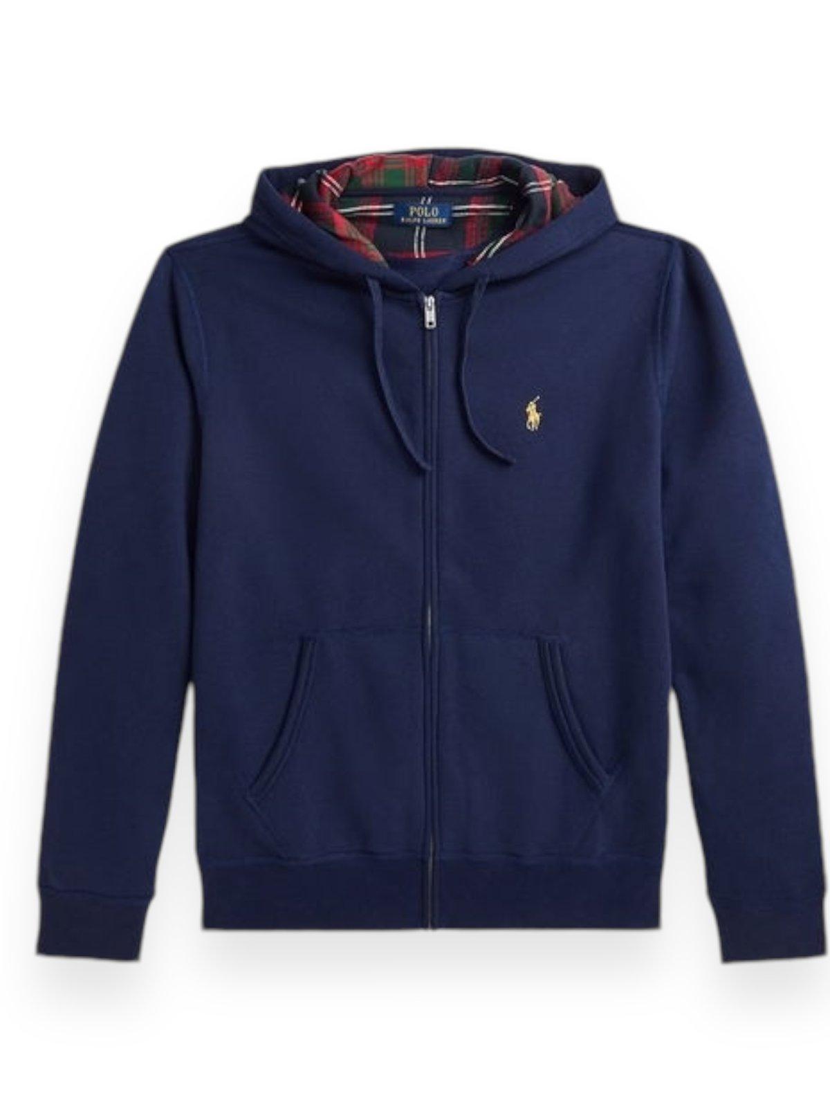 Polo Pony-motif Zipped Hoodie