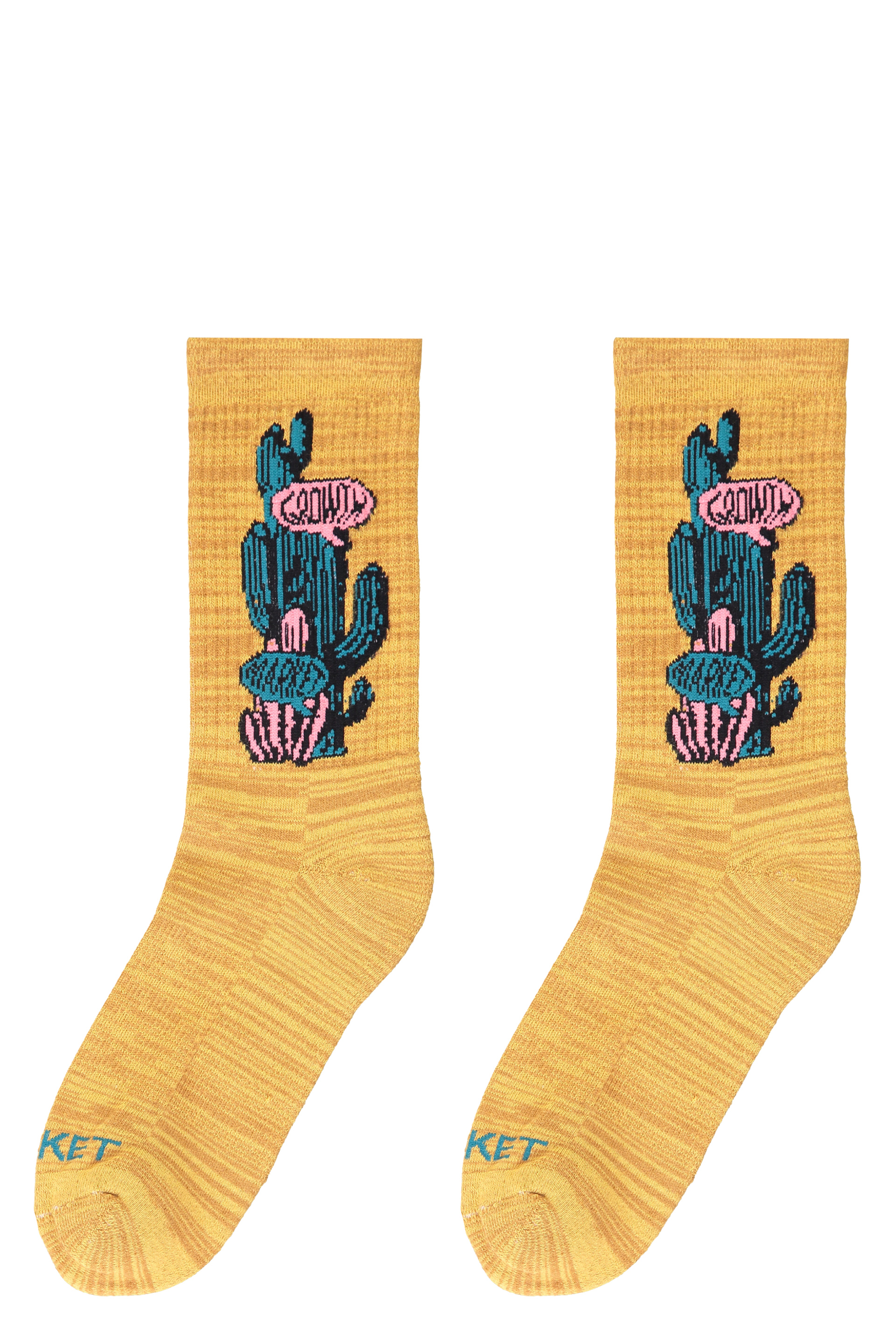 Market Cotton Socks In Orange