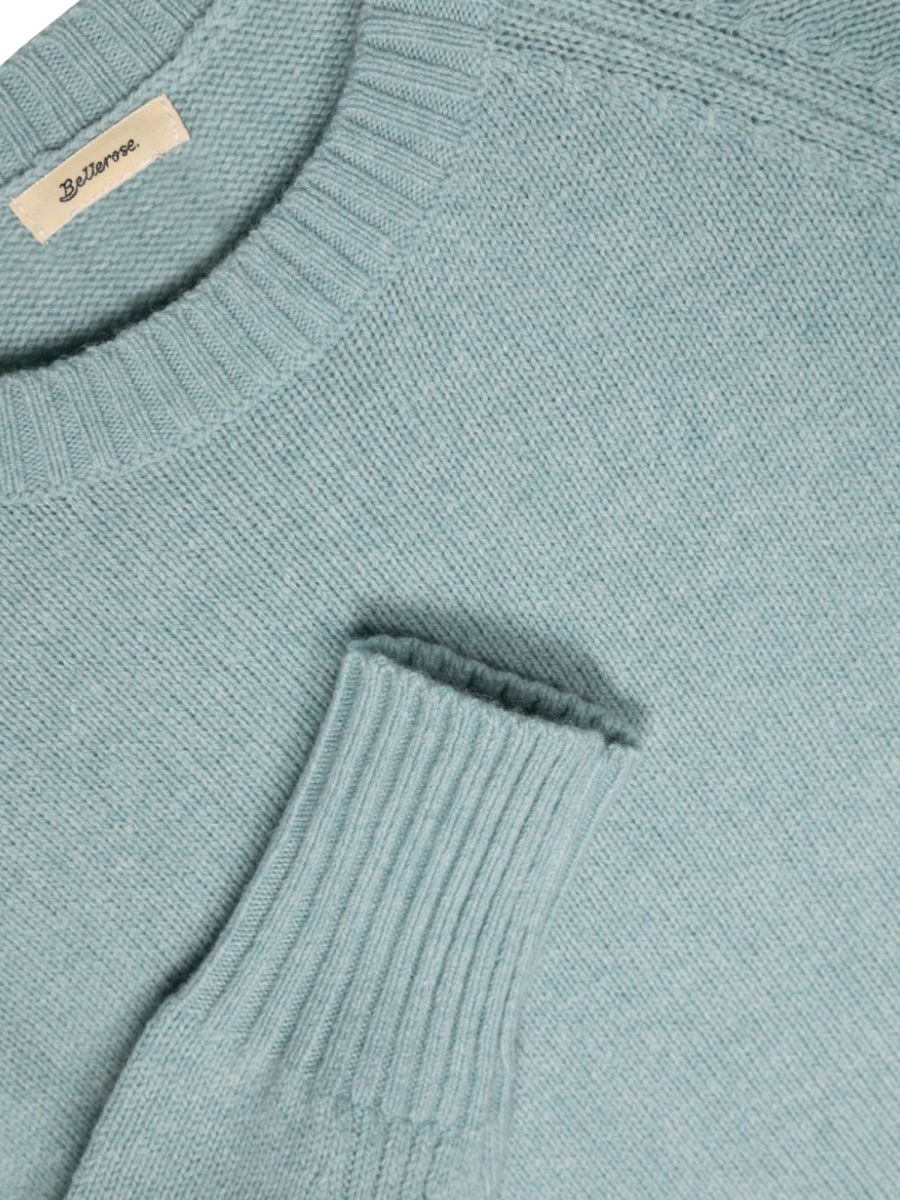 Bellerose Teal Sweater In Baby Blue