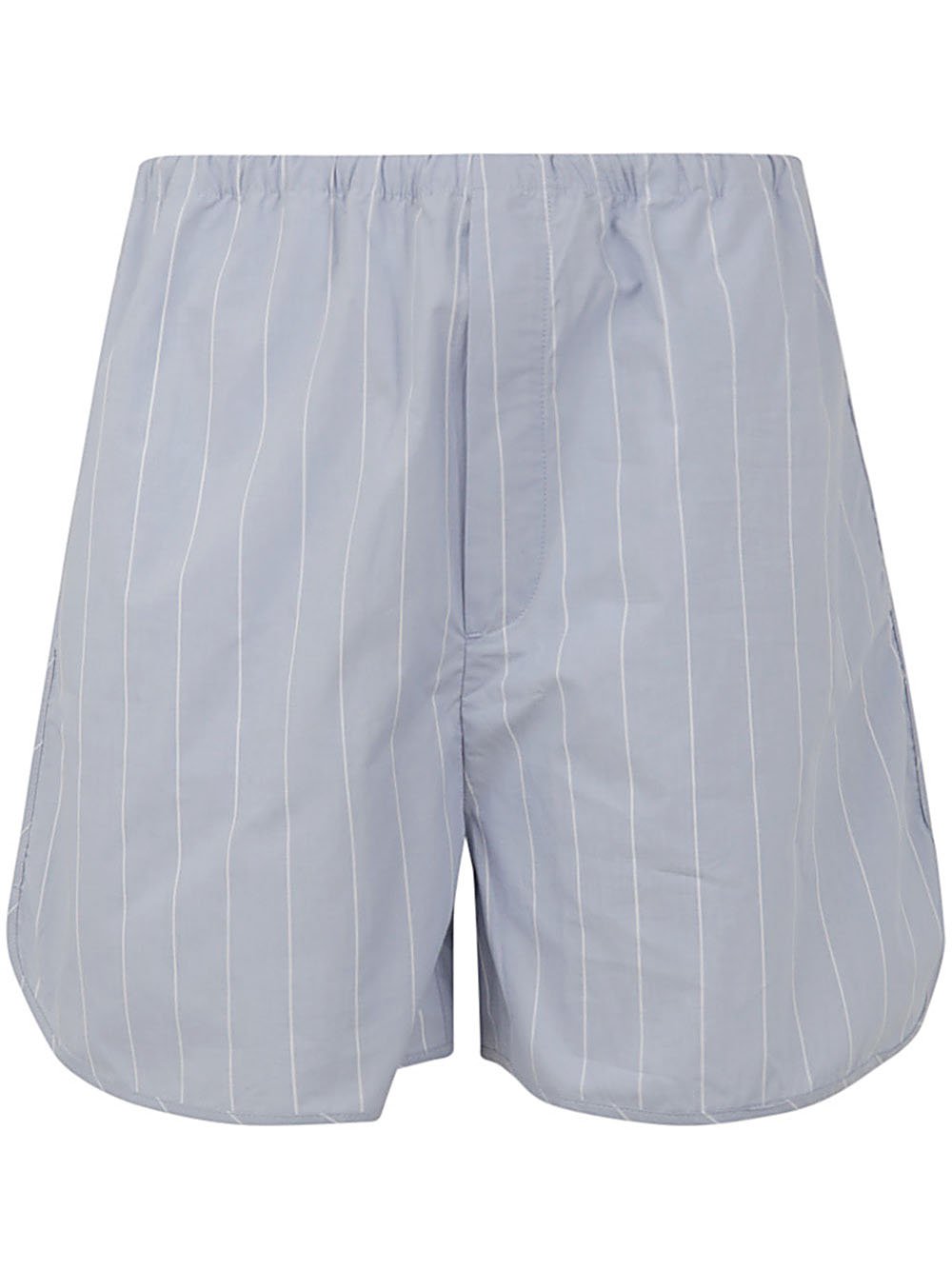 Elasticated Waistband Striped Shorts