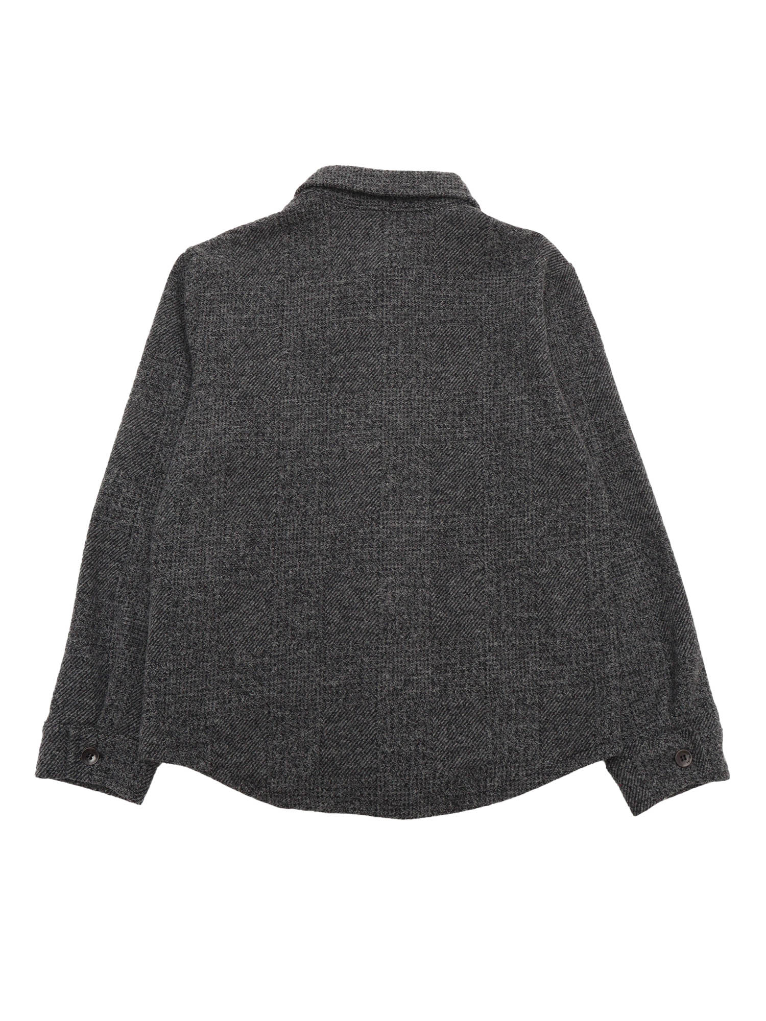 Paolo Pecora Boy Shirt Jacket In Grey