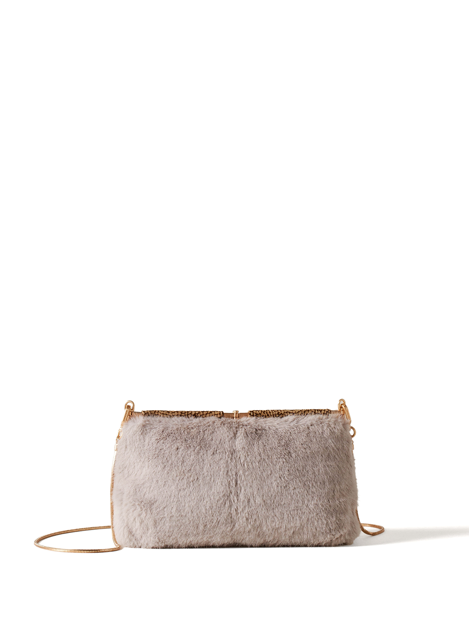 Faux Fur Shoulder Bag