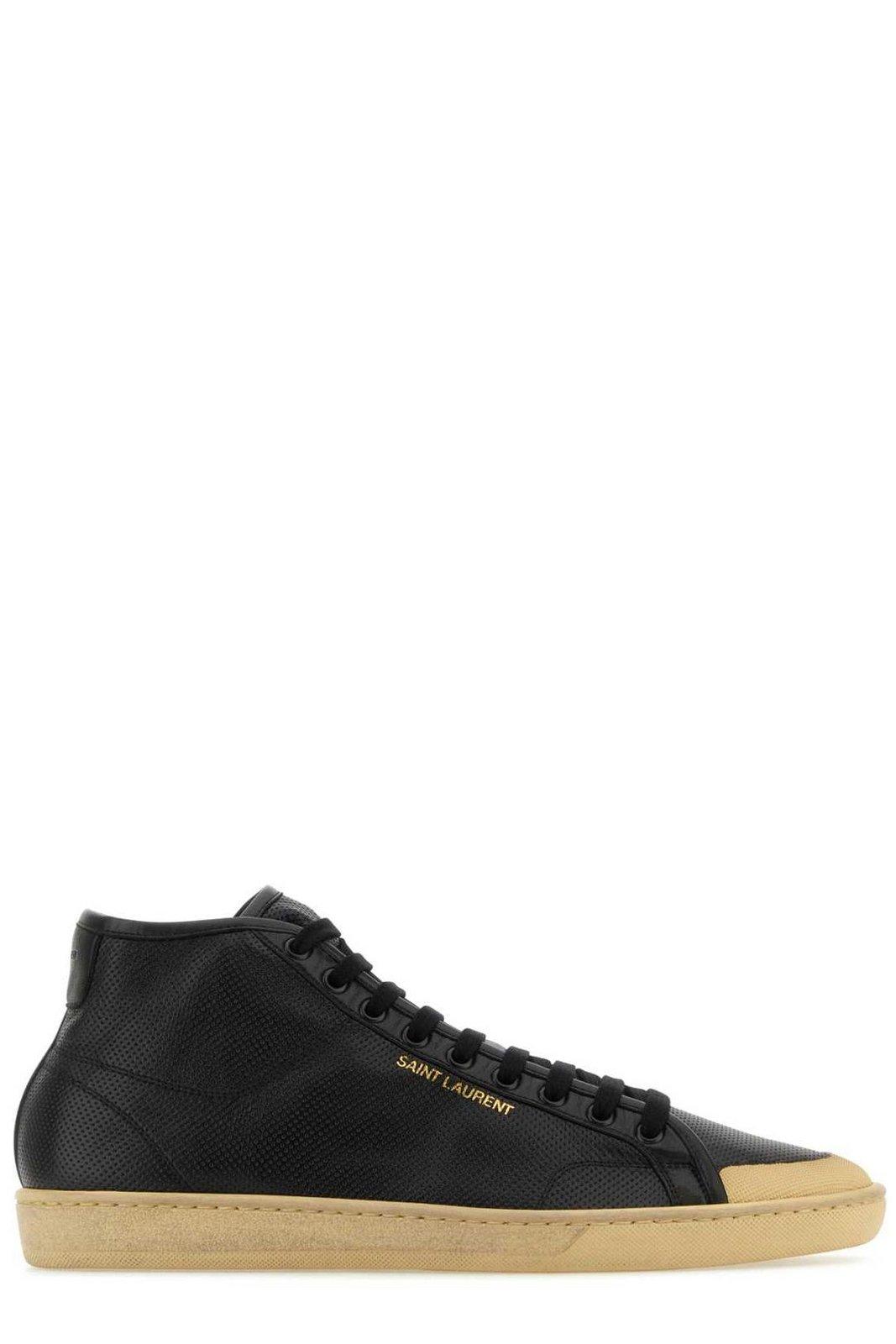 Round Toe Lace-up Sneakers