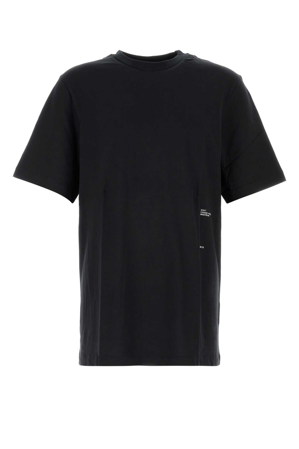 Oamc T-shirt In Black Cotton In Black