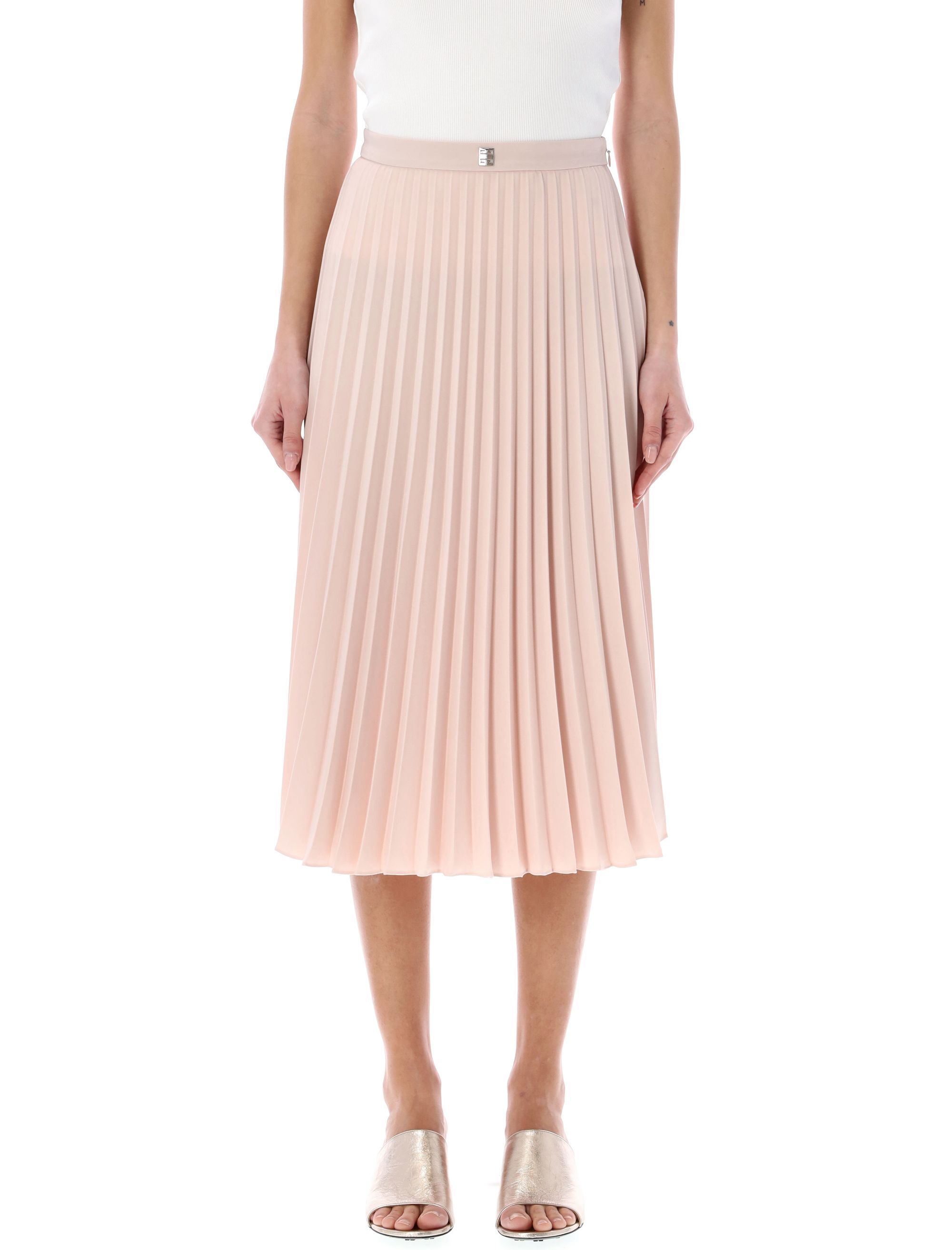 Pleated Midi Skirt