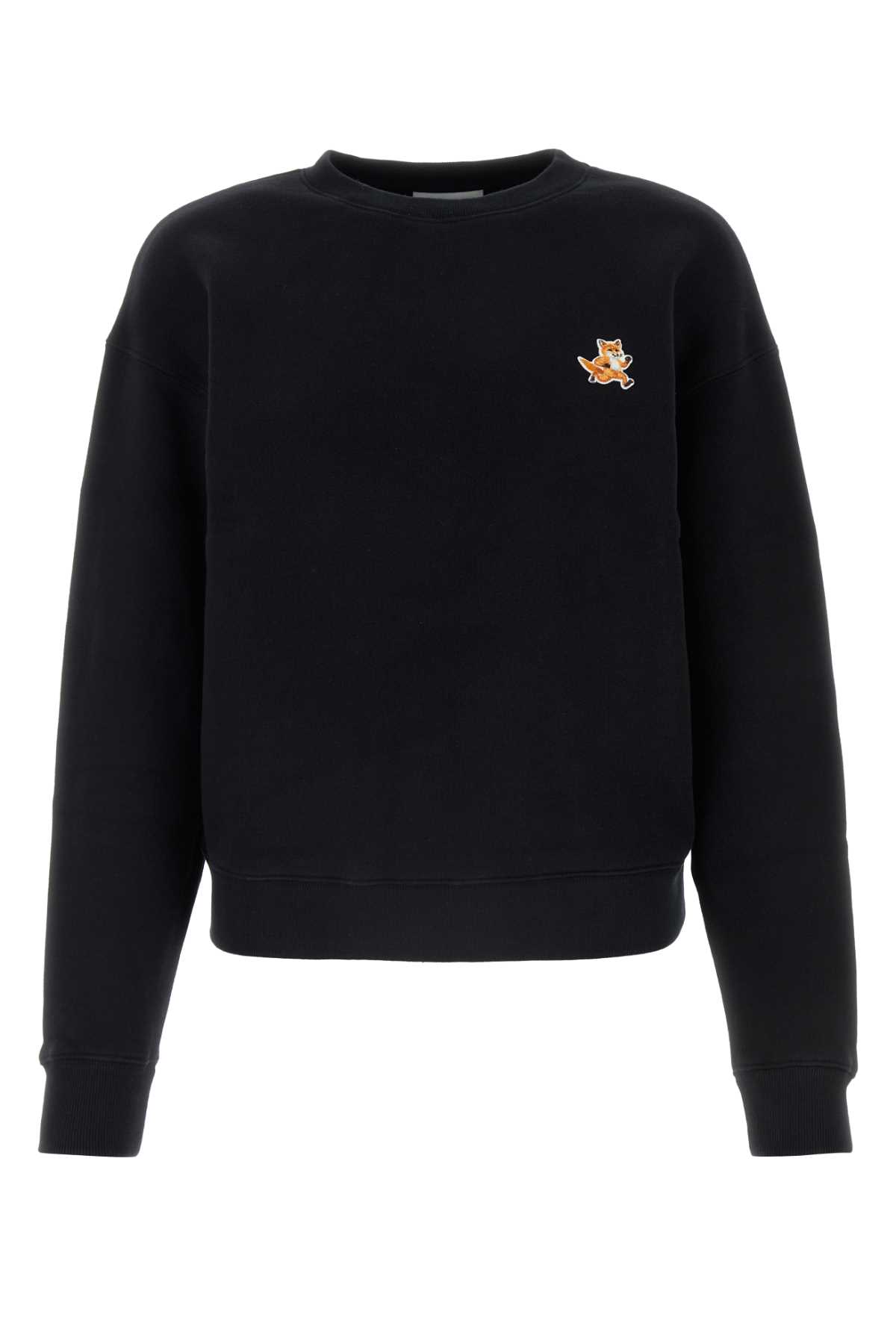 Maison Kitsuné Black Cotton Sweatshirt