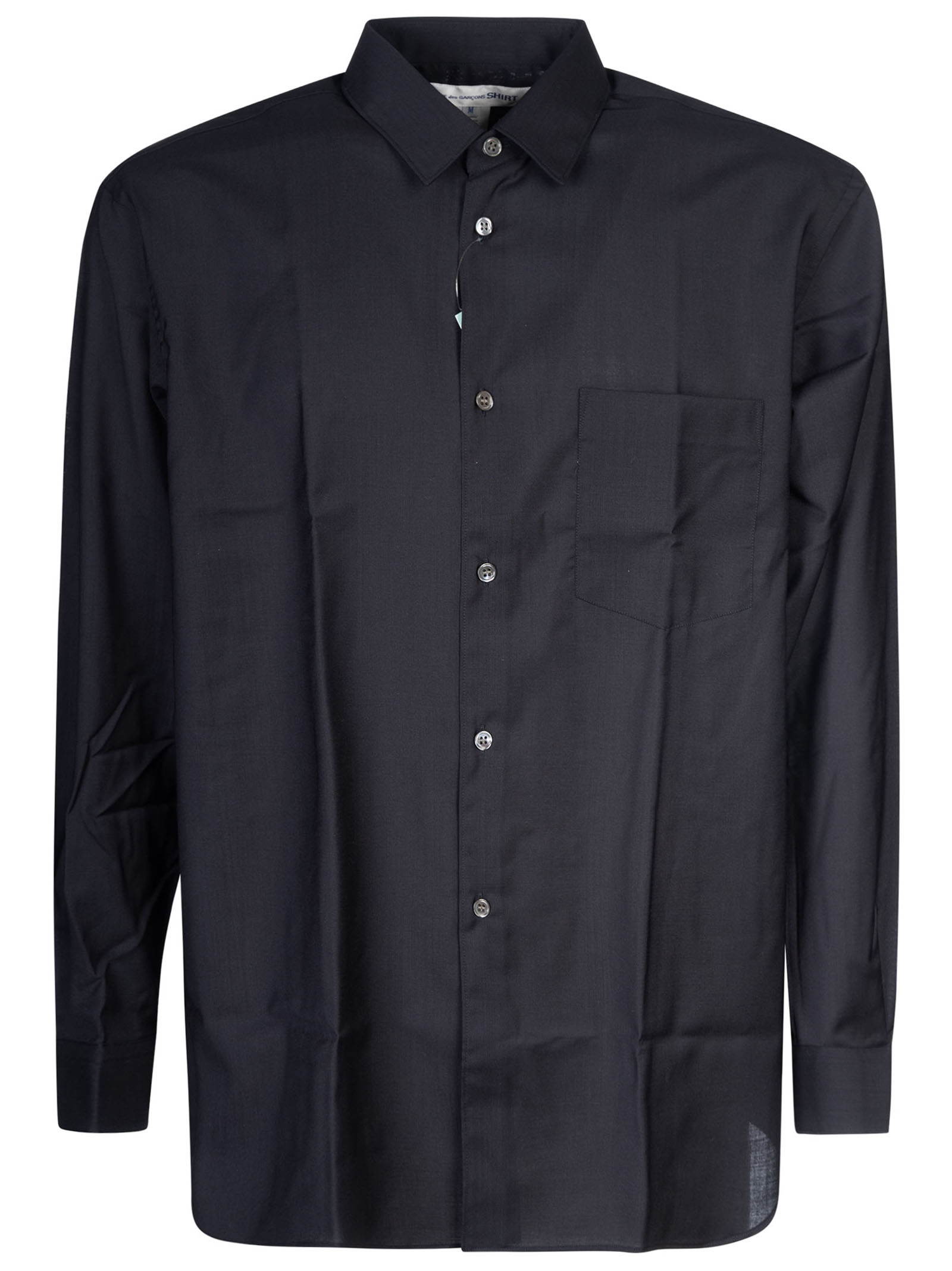 Patched Pocket Plain Shirt