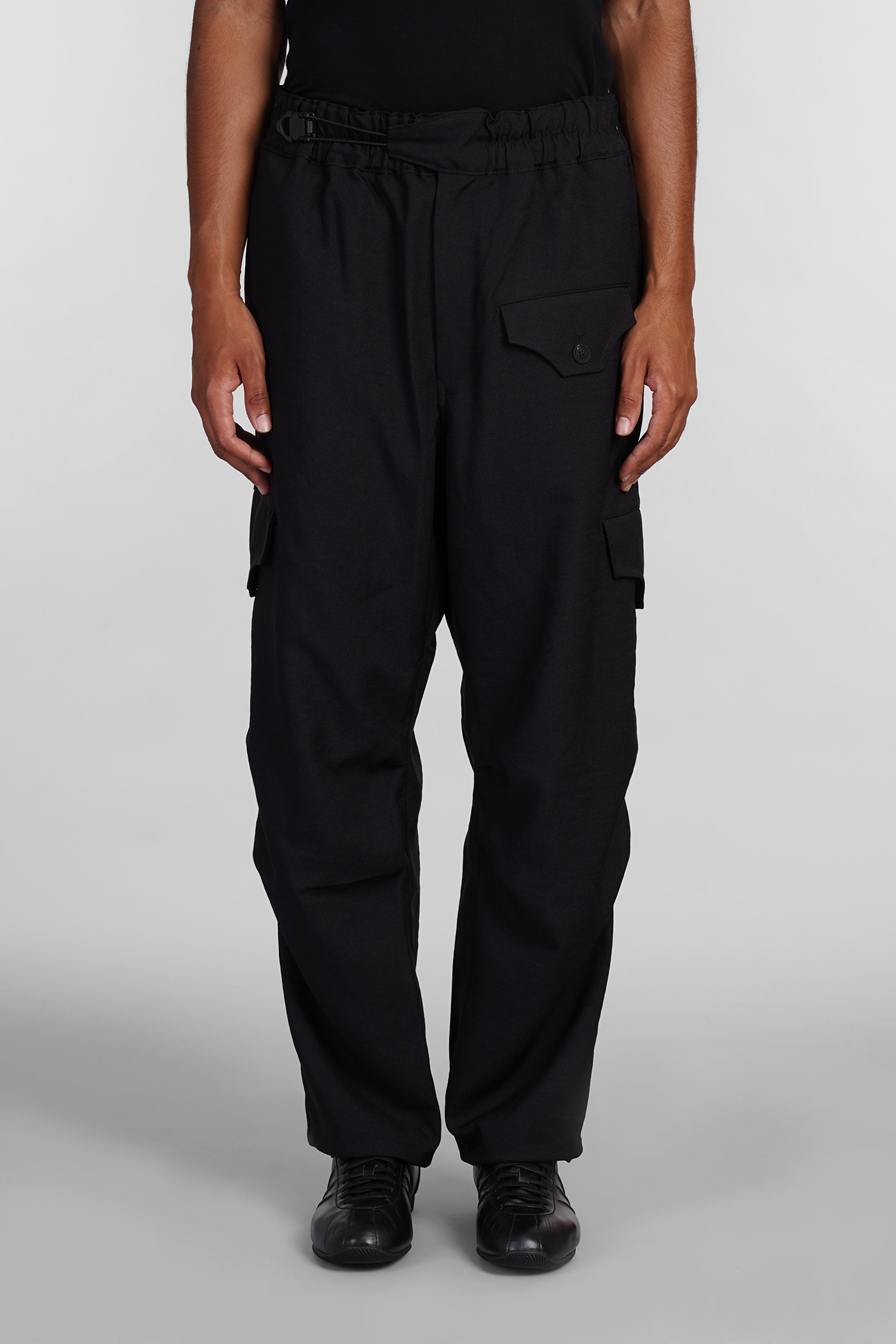 Pants In Black Polyester