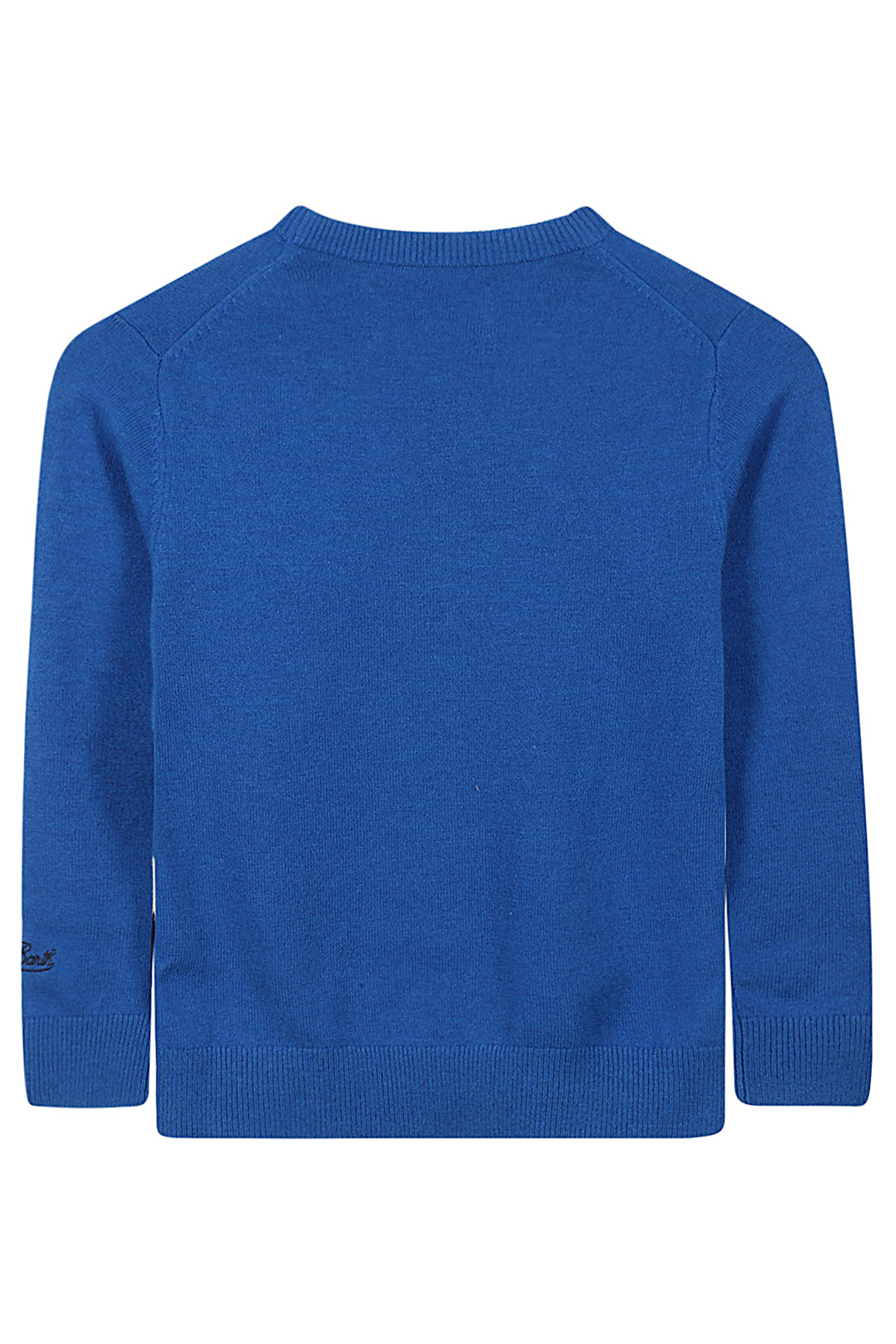 Shop Mc2 Saint Barth Crewneck Postcard Jacquard
