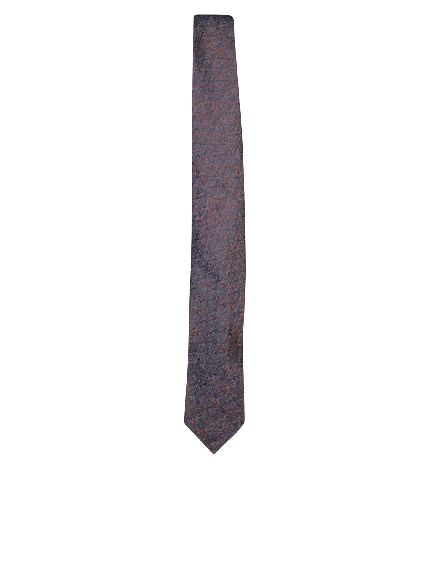 7cm Brown/blue Silk Tie