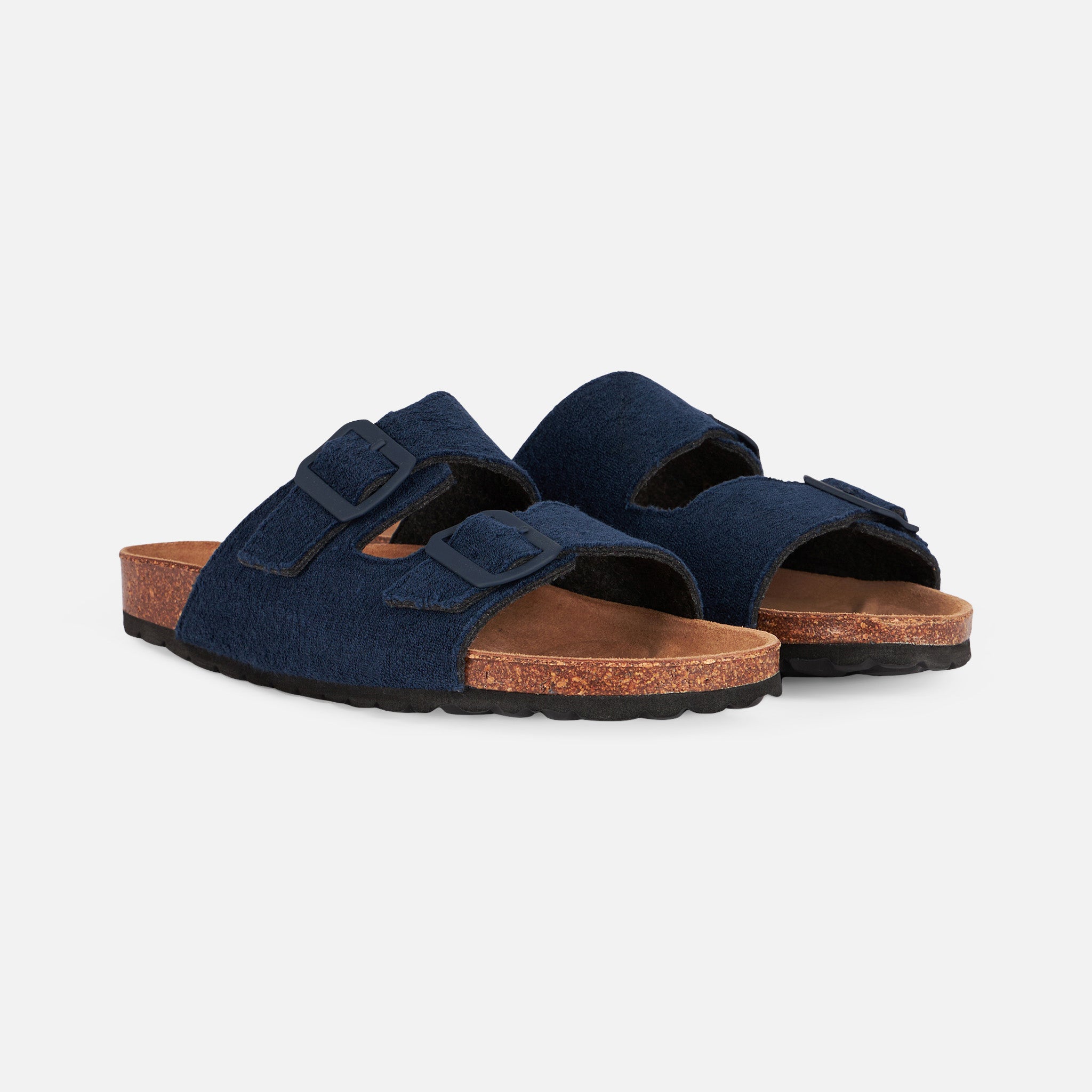 Blue Terry Man Sandals